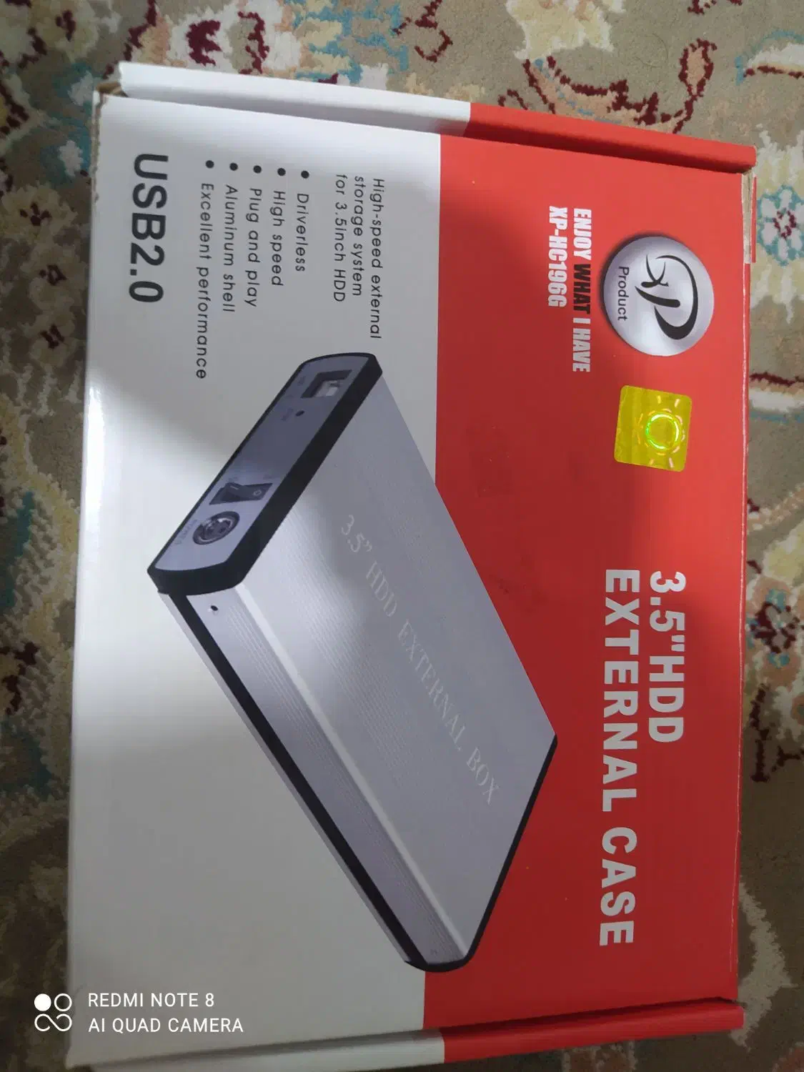 هارد 1 ترا نو و باکس هارد|قطعات و لوازم جانبی رایانه|کاشان, ولیعصر|دیوار