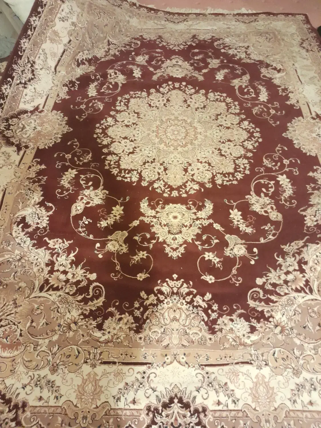 فرش ۹متری|فرش|سراب, |دیوار