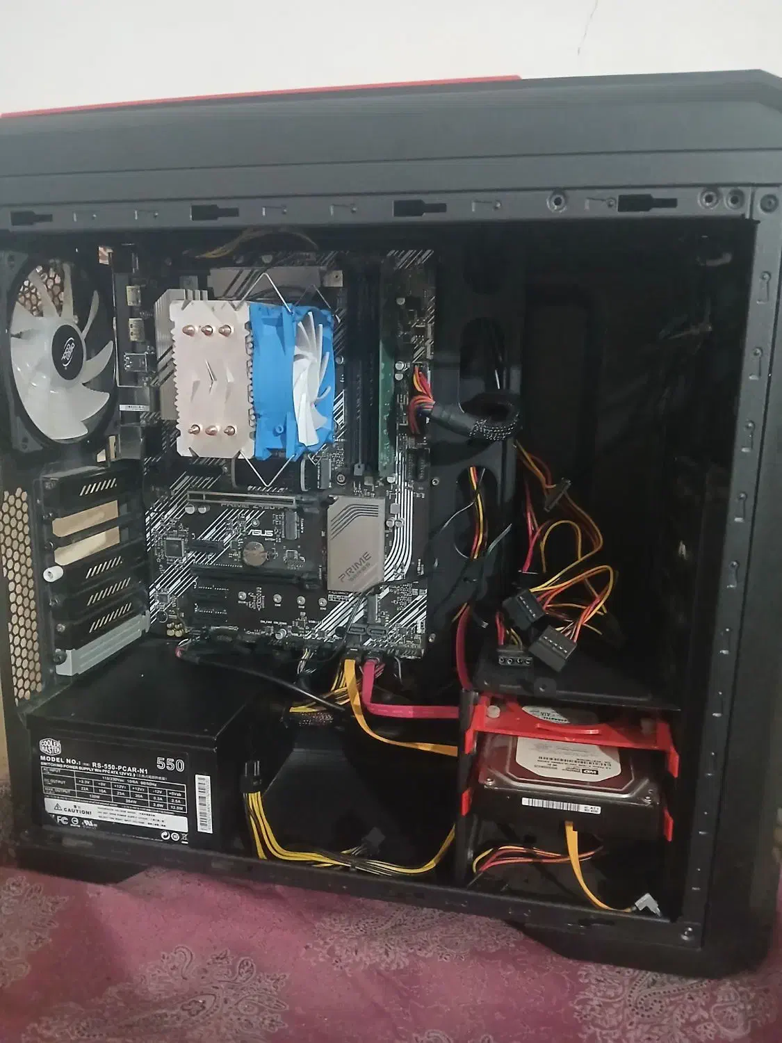 کیس گیمینگ نسل ۱۰ سری k گرافیگ xfx5700xt|رایانه رومیزی|مشکین‌دشت, |دیوار