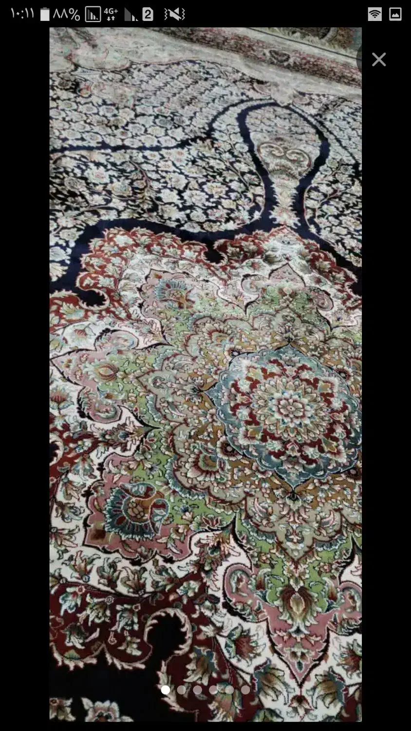 فرش 12 متری ابریشم|فرش|دورود, |دیوار