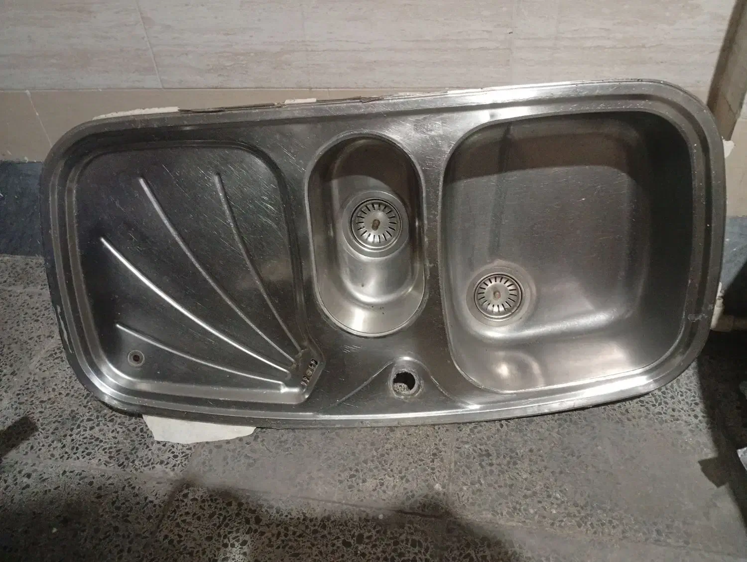 سینگ ظرفشویی استیل درجه 1|آب‌چکان و نظم‌دهنده ظروف|اهواز, نادری|دیوار