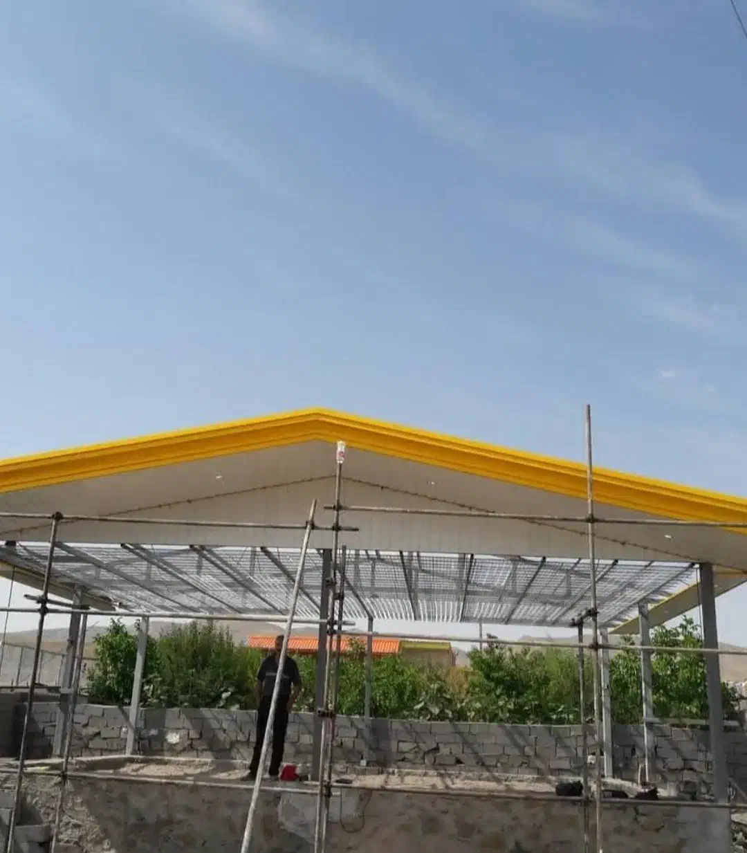 سقف شیروانی|خدمات پیشه و مهارت|مسجد سلیمان, |دیوار