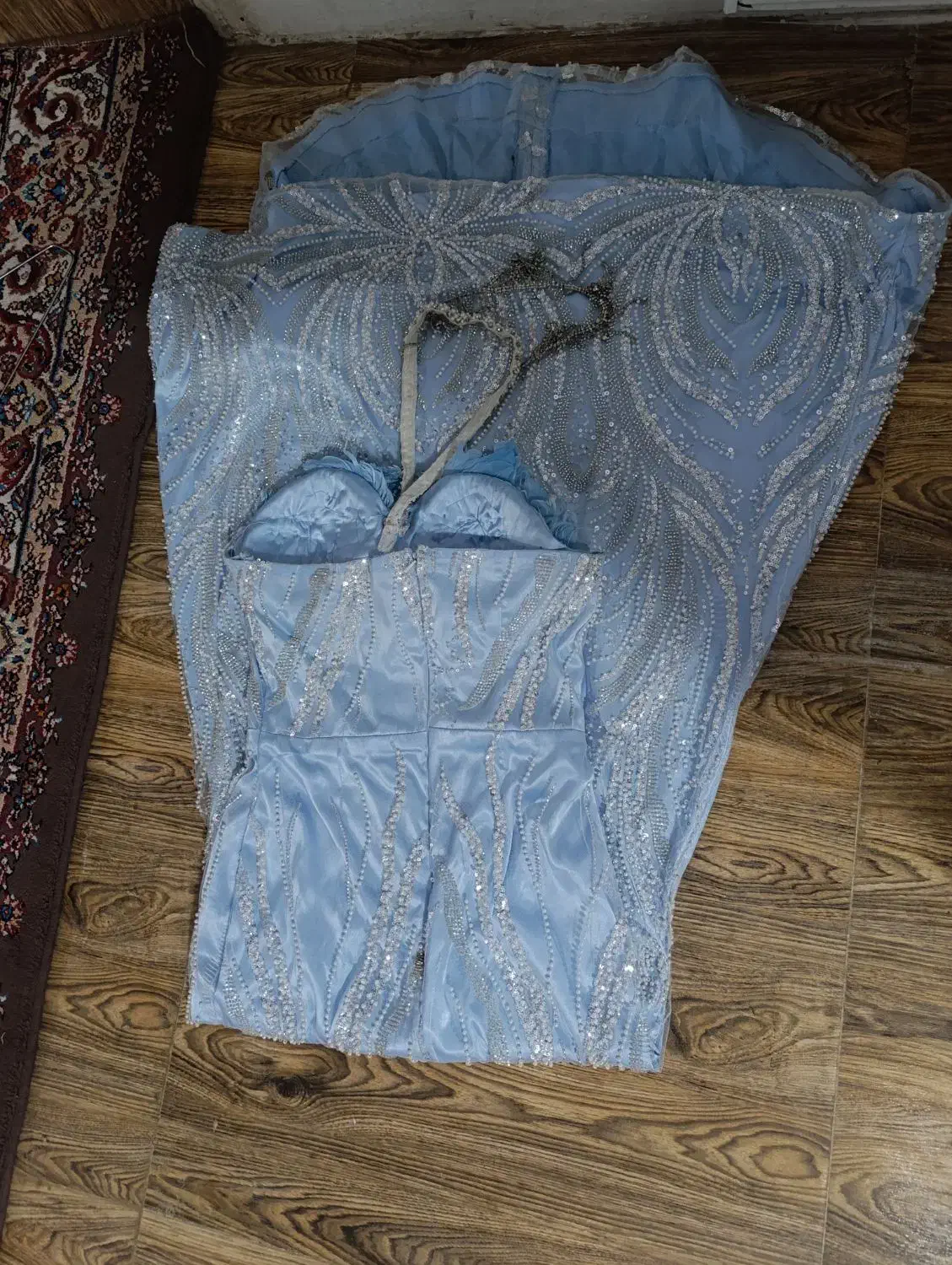 پیراهن مجلسی آبی آسمانی|لباس|رباط‌کریم, نصیرشهر|دیوار