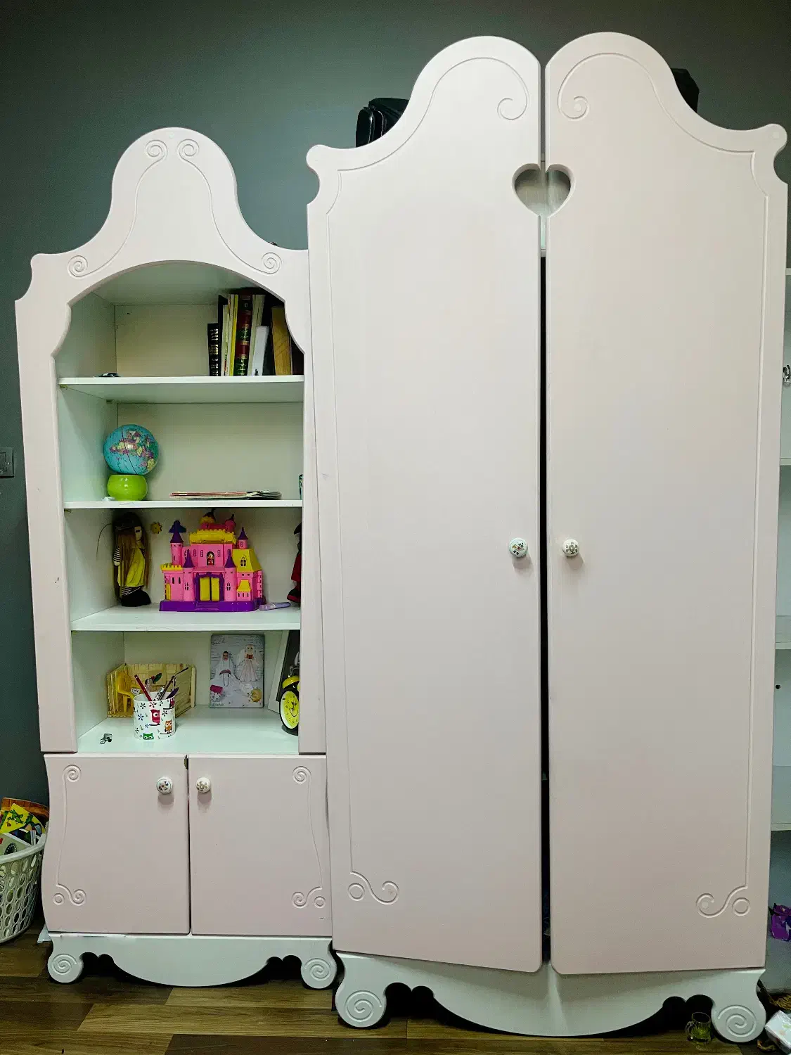 ست کمد و ویترین دخترانه فروش فوری***|بوفه، ویترین، کنسول|قم, عمار یاسر|دیوار