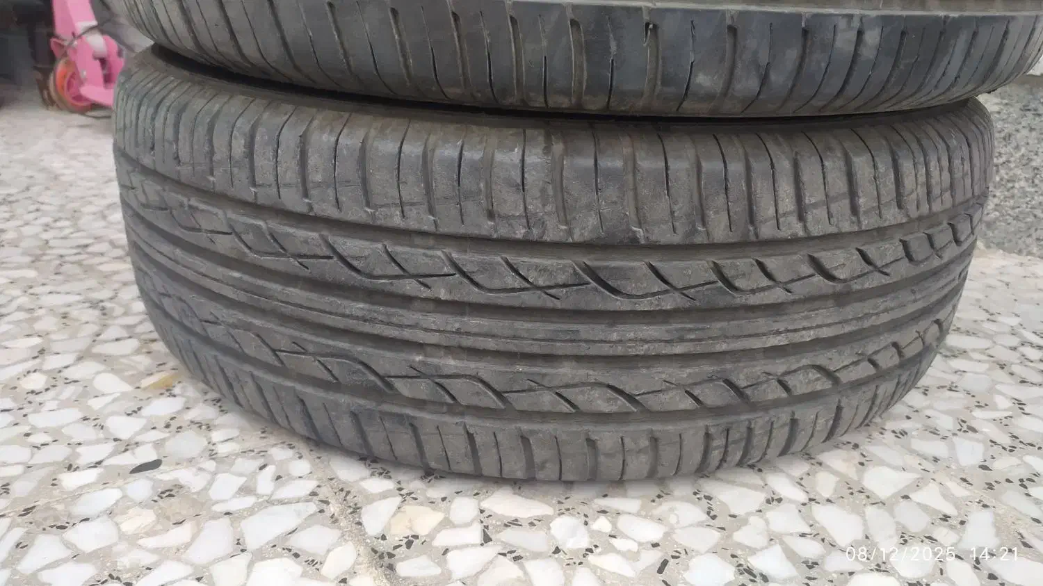 لاستیک کارکرده سالم حدود 60 درصد|قطعات یدکی و لوازم جانبی|اندیمشک, |دیوار