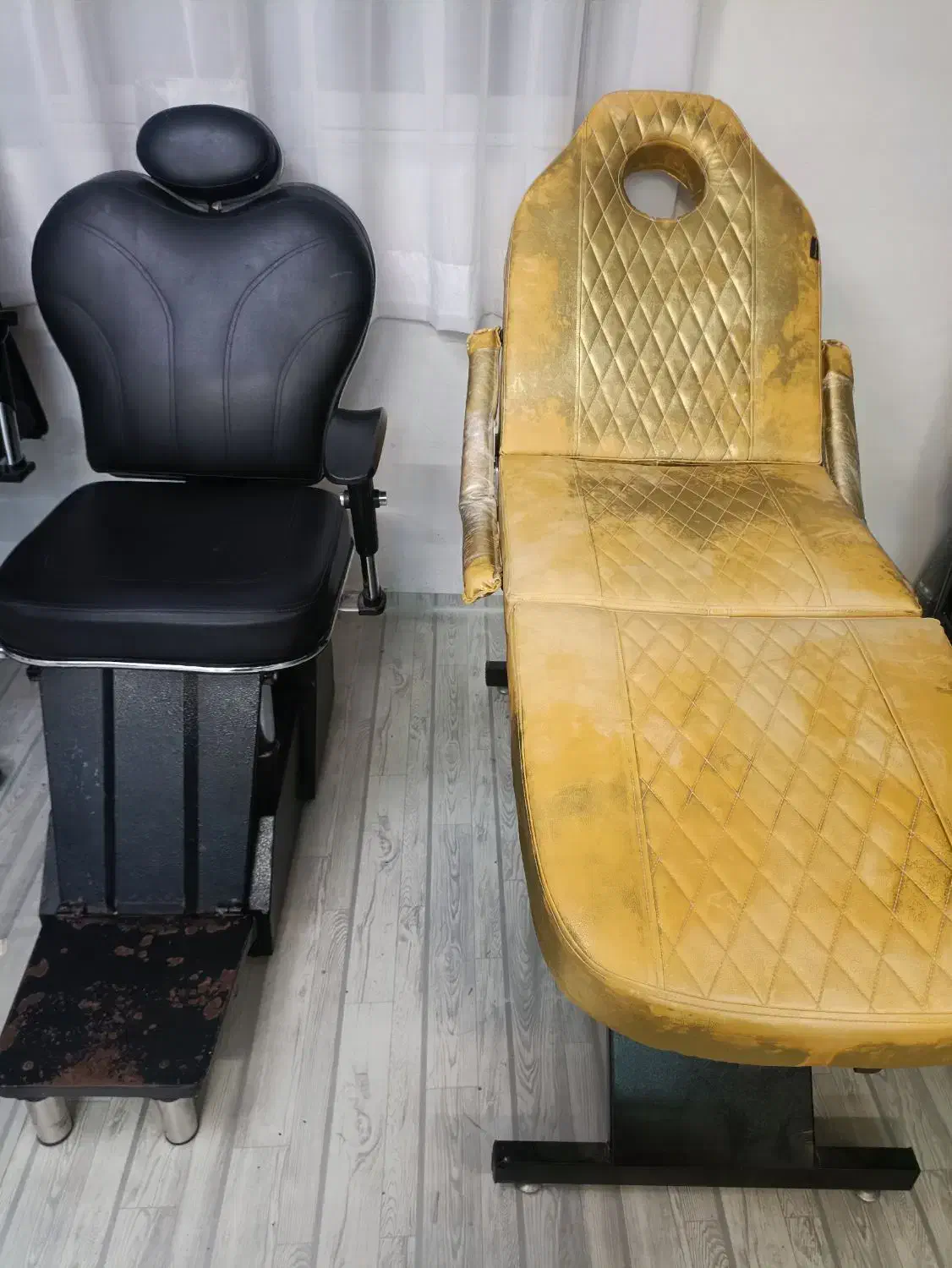 صندلی تخت شو و گردان کاملا سالم|صندلی و نیمکت|بندر انزلی, آخرخط|دیوار