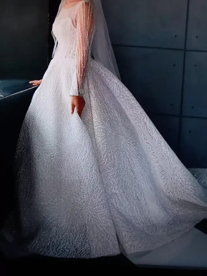 لباس عروس سنگدوزی شده|لباس|پاکدشت, حصار امیر|دیوار