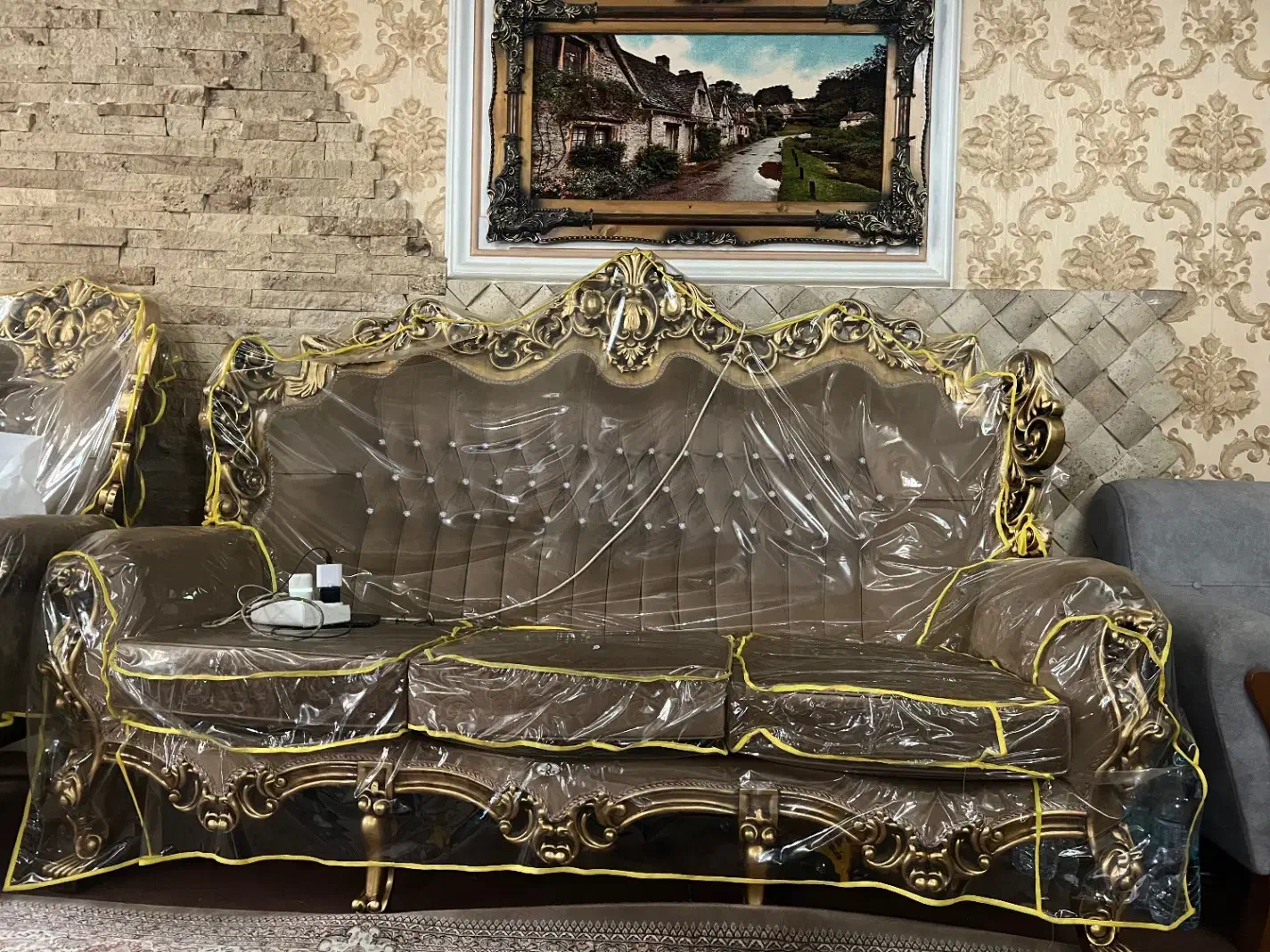 ۹نفره با میز کامل نو بهترین چوب ساخت سفارشی تهران|مبلمان خانگی و میز عسلی|آمل, |دیوار