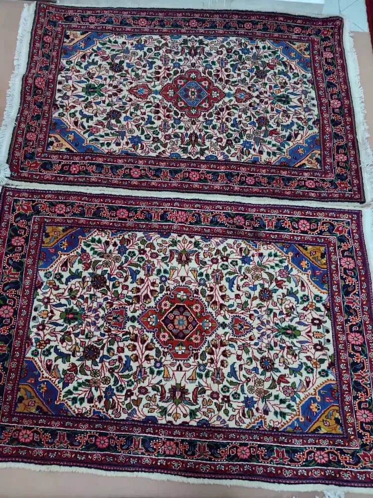 فرش دستبافت3عدد زرع نیم|فرش|اراک, |دیوار