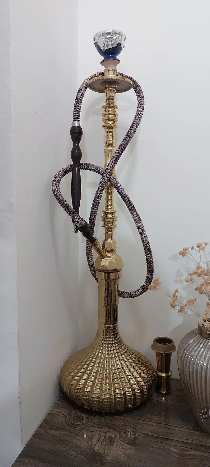 قلیان برنجی ۱ متری|کلکسیون و سرگرمی|گنبد کاووس, |دیوار