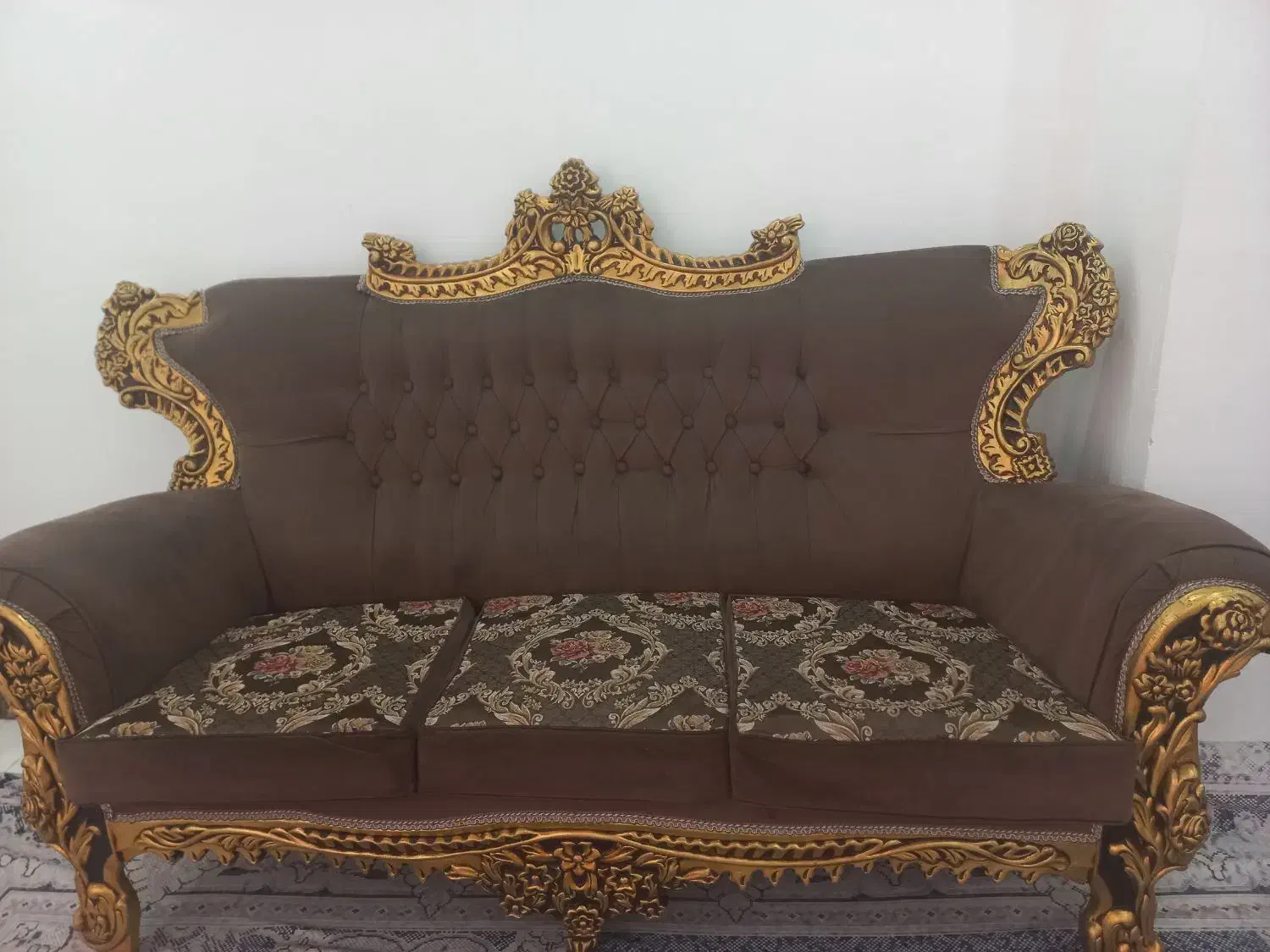 مبل شش نفره در حد نو|مبلمان خانگی و میز عسلی|شهریار, شهریار|دیوار