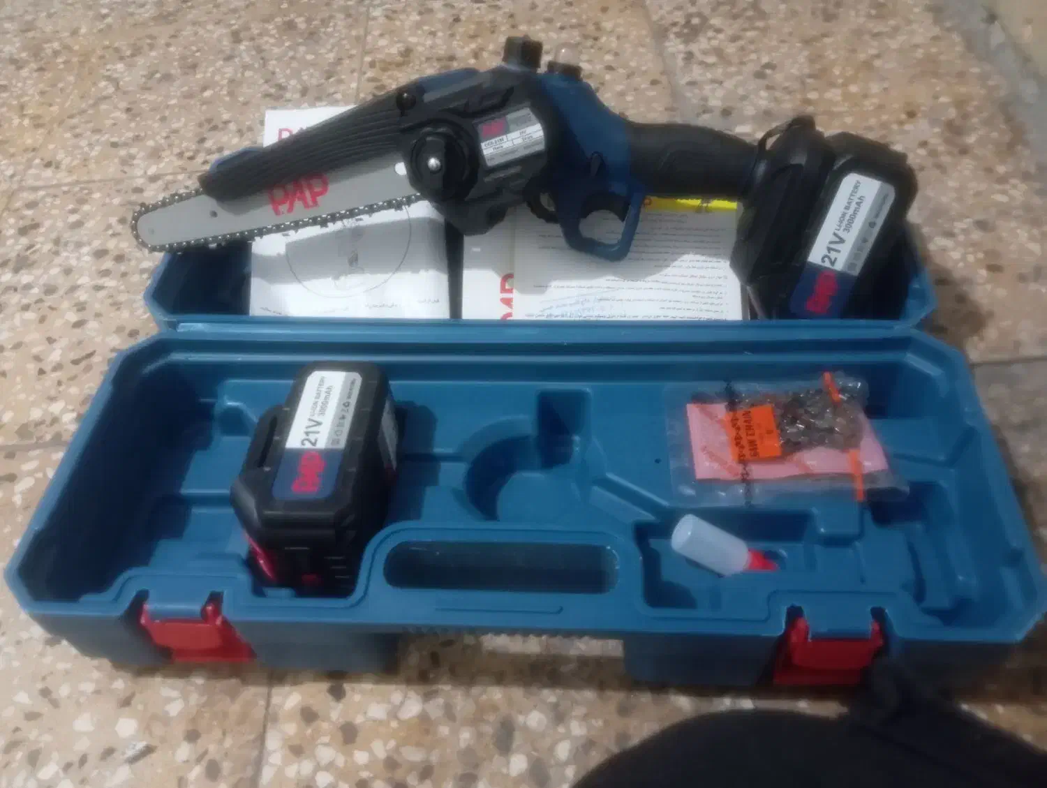 اره زنجیری شارژی مدل PAP|ابزارآلات|بهبهان, |دیوار