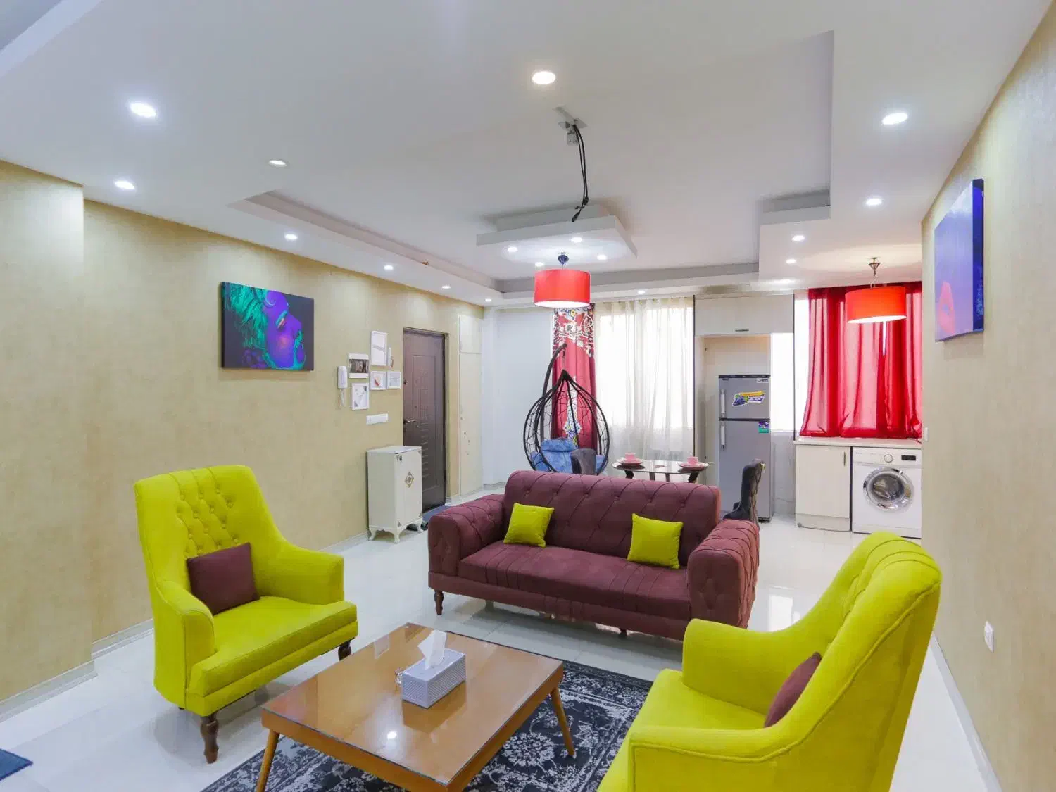 واحد آپارتمان مبله بانظافت پارت تایم چیتگر دهکده|اجارهٔ کوتاه‌مدت آپارتمان و سوئیت|تهران, ارم|دیوار