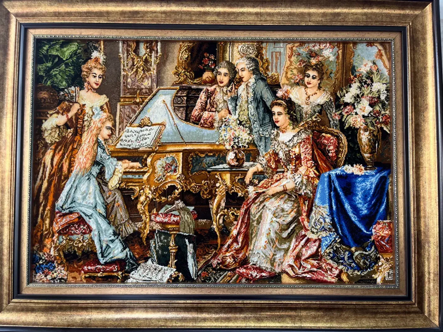 تابلو فرش دستبافت تبریز|تابلو فرش|تهران, تختی|دیوار