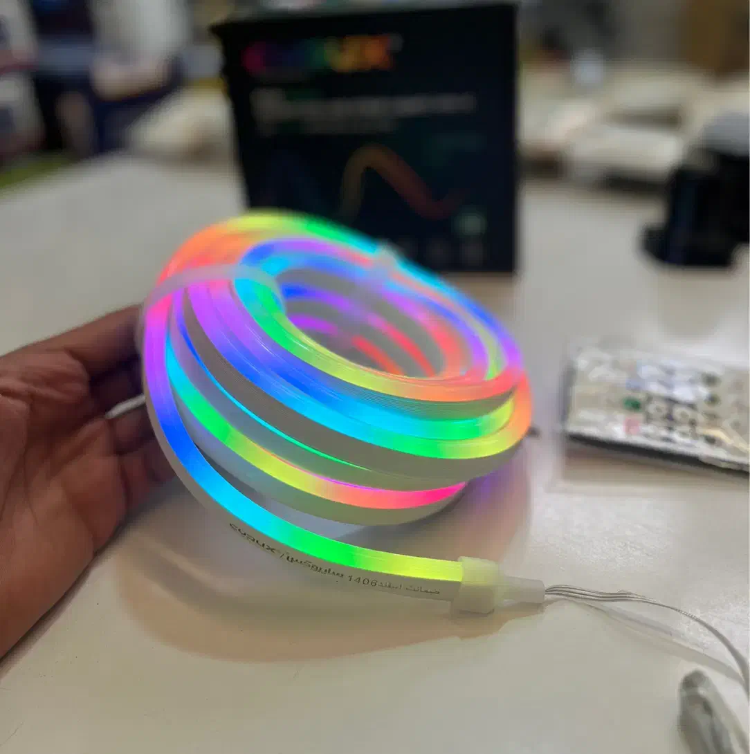 ریسه نئون فلکسی سایروکس مولتی کالر /برق آقایی|ریسه و چراغ تزئینی|اصفهان, فروردین|دیوار