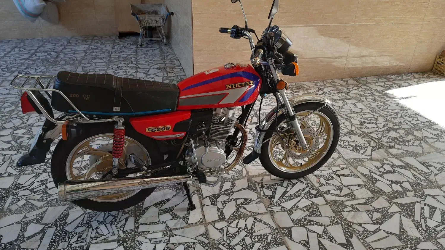 نیکتاز ۲۰۰ جفت دیسک کیلومتر دیجیتال|موتورسیکلت|بابل, |دیوار