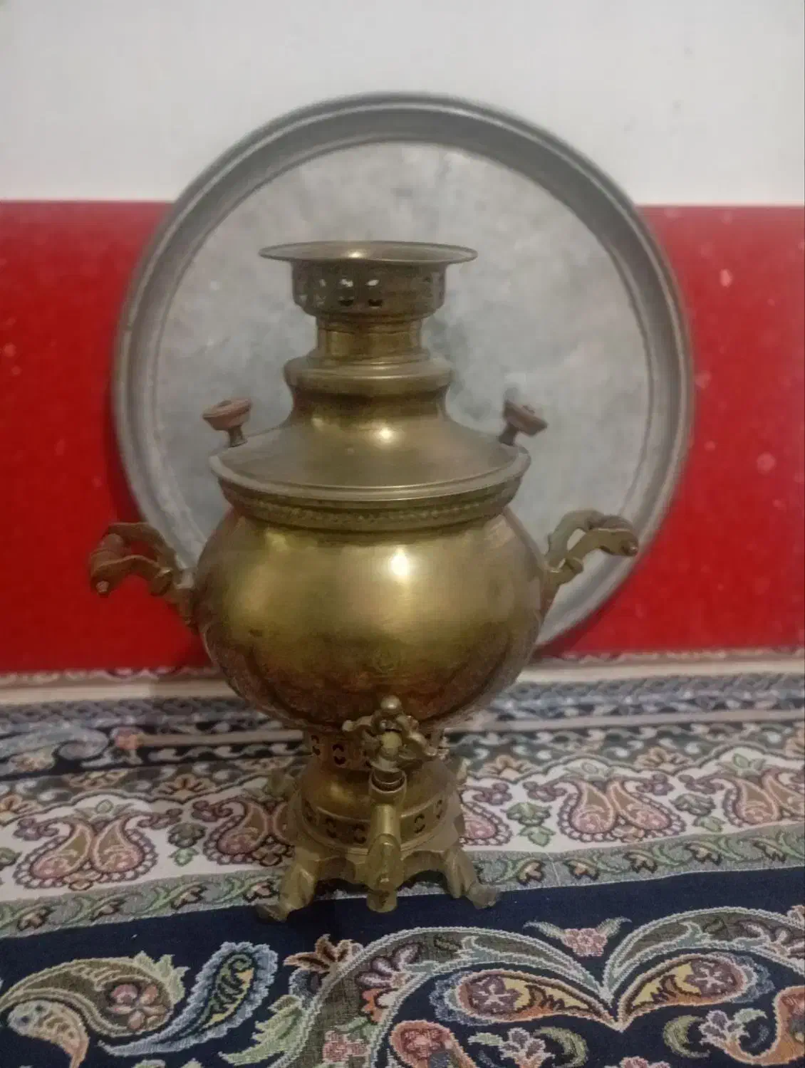 وسایل مسی قدیمی عتیقه|کلکسیون اشیاء عتیقه|گناباد, |دیوار