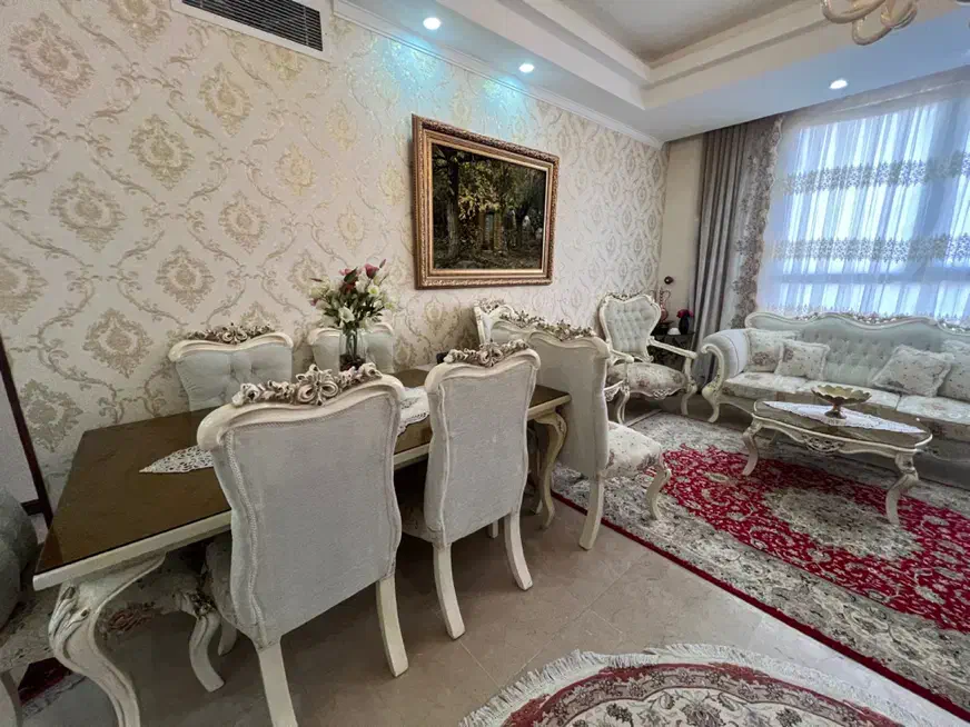 مبلمان استیل ۹ نفره همراه ناهار خوردی ۶ نفره|مبلمان خانگی و میز عسلی|تهران, ارم|دیوار