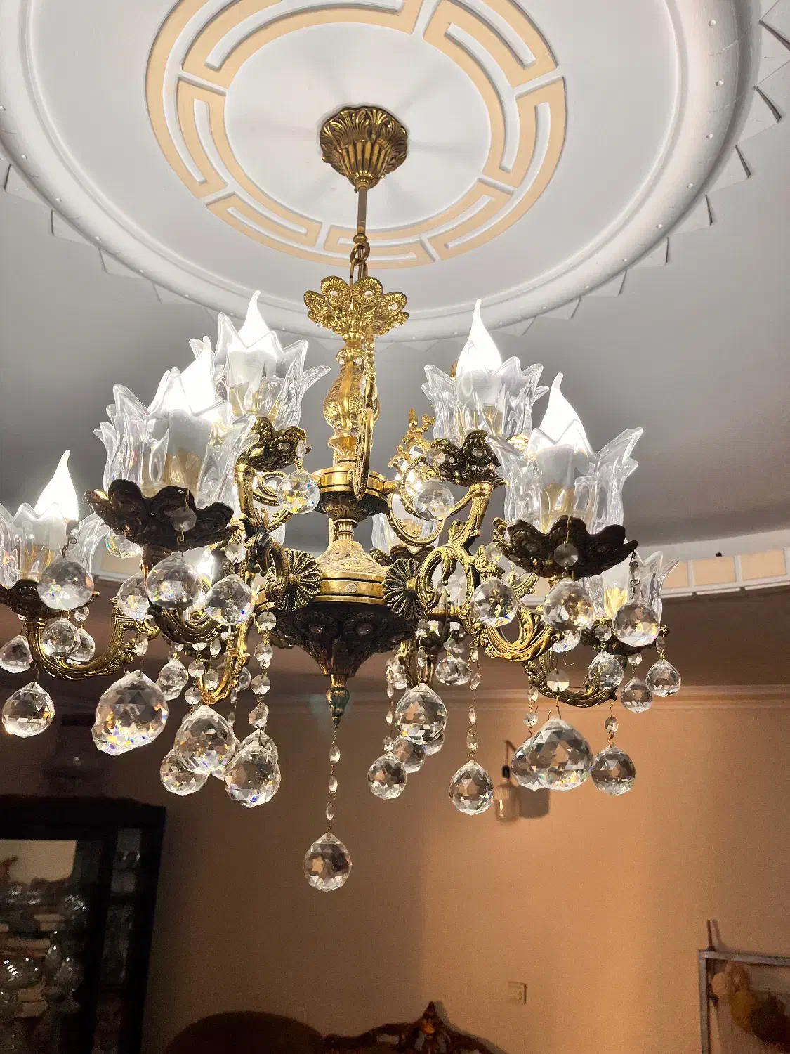 لوستر برنز|لوستر و چراغ آویز|تهران, منیریه|دیوار