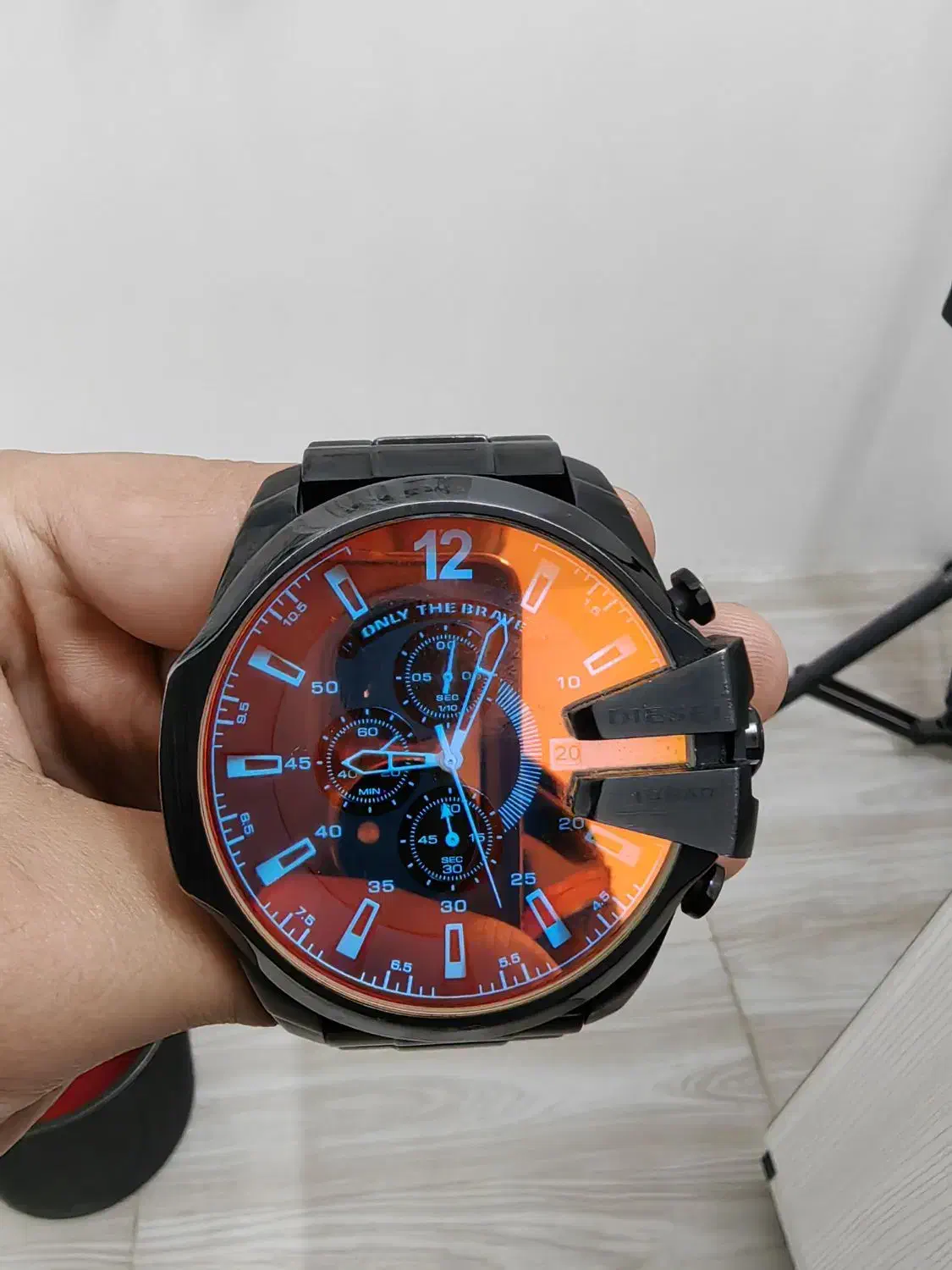 ساعت دیزل شاخدار شیشه رنگی|ساعت|سبزوار, گلشن|دیوار