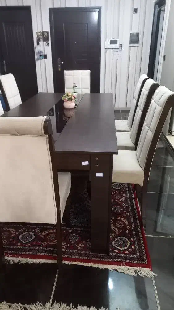 میز نهار خوری ۸ نفره متفاوت و کاربردی|میز و صندلی غذاخوری|شیراز, نشاط|دیوار