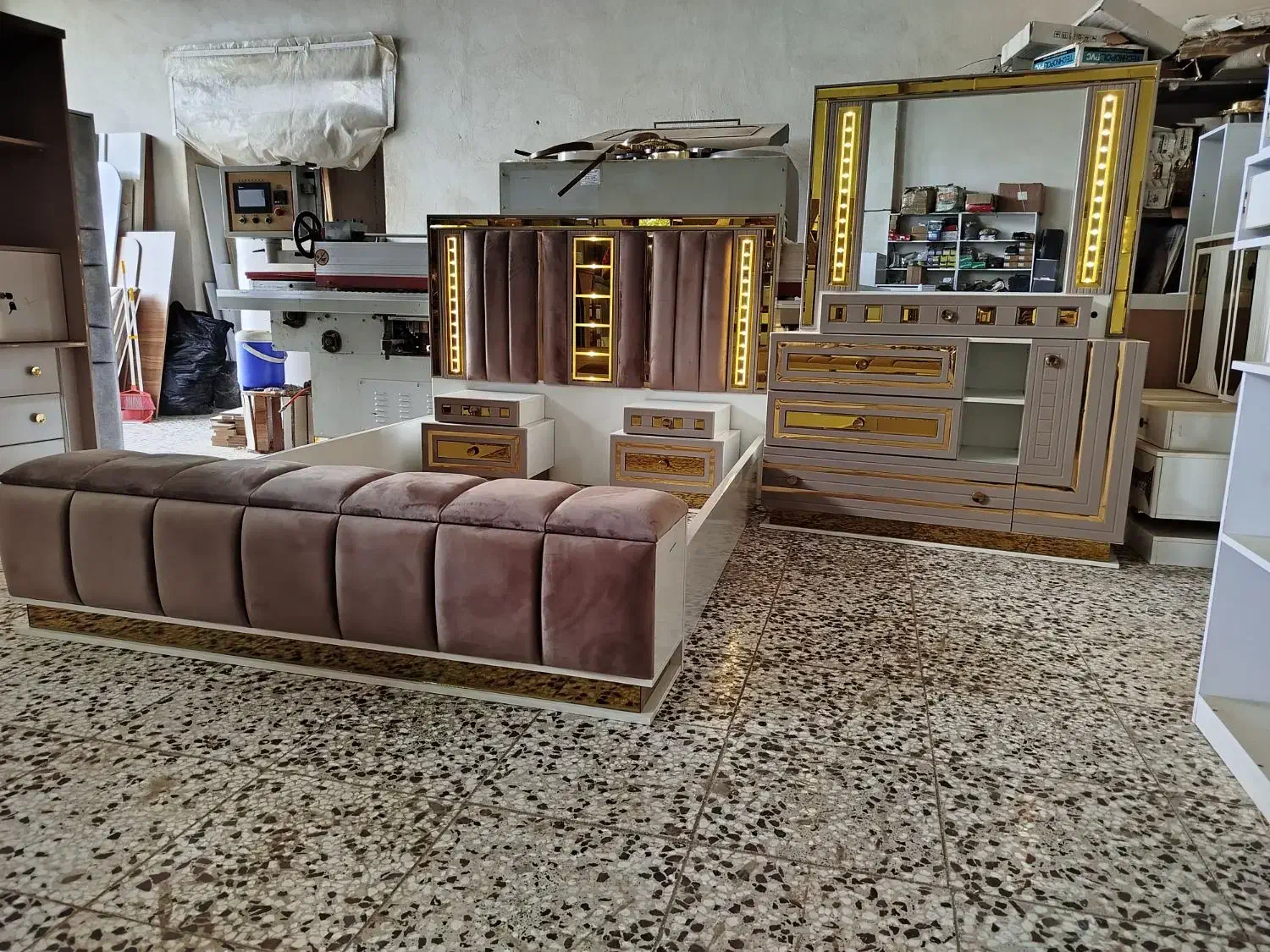 سرویس آنجل مدل عربی|تخت و سرویس خواب|گنبد کاووس, |دیوار