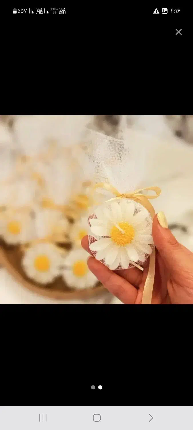 شمع بابونه|صنایع دستی و سایر لوازم تزئینی|تاکستان, |دیوار