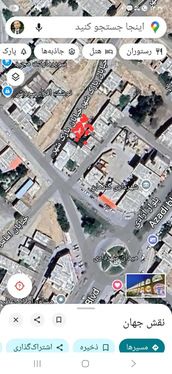 زمین مسکونی مرکز شهر گندمان|فروش زمین و ملک کلنگی|گندمان, |دیوار