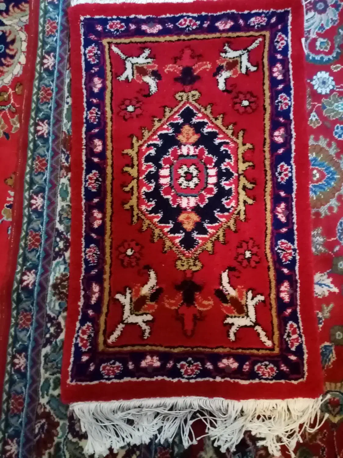 یک جفت فرش پادری دستبافت نو|پادری|تبریز, |دیوار