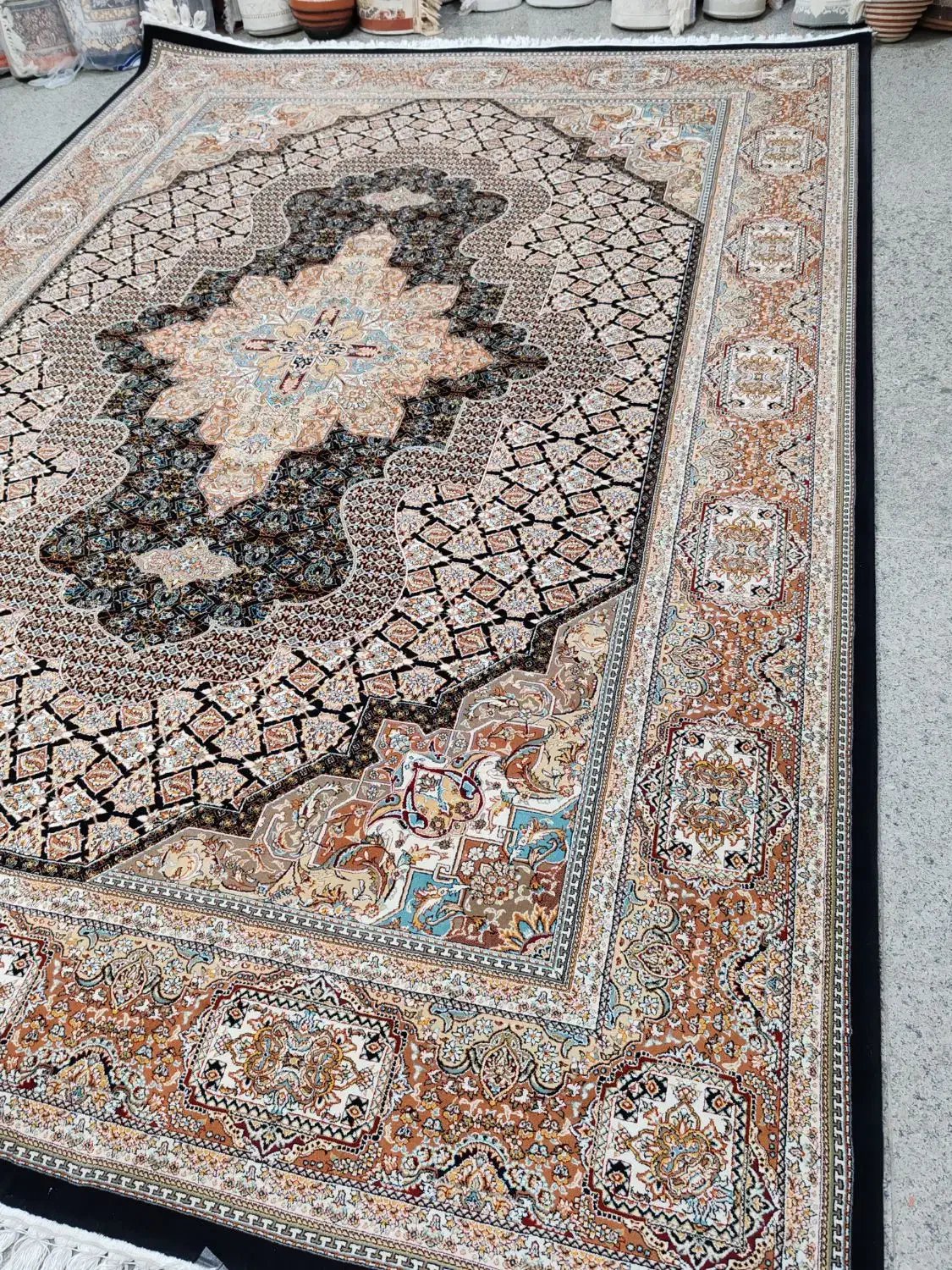 2تخته فرش 9متری 700 شانه سورمه ای آرتین|فرش|قم, نیروگاه|دیوار