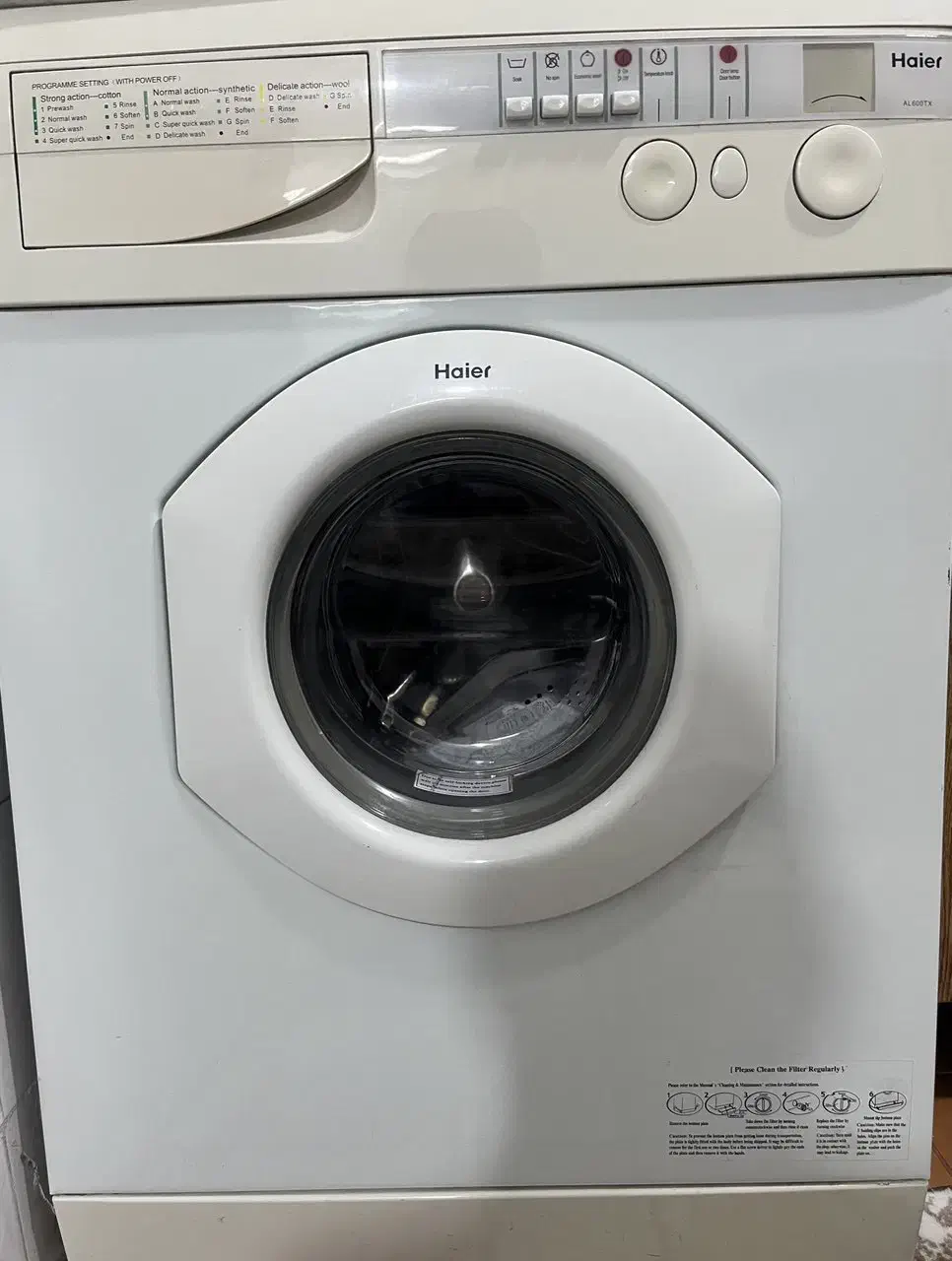 ماشین لباسشویی ۷ کیلویی برند هایر|ماشین لباسشویی و خشککن لباس|آمل, |دیوار