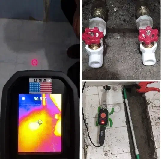 تاسیسات تشخیص ترکیدگی لولهکش نشت یابی رفع نم چکه|خدمات پیشه و مهارت|تهران, دردشت|دیوار