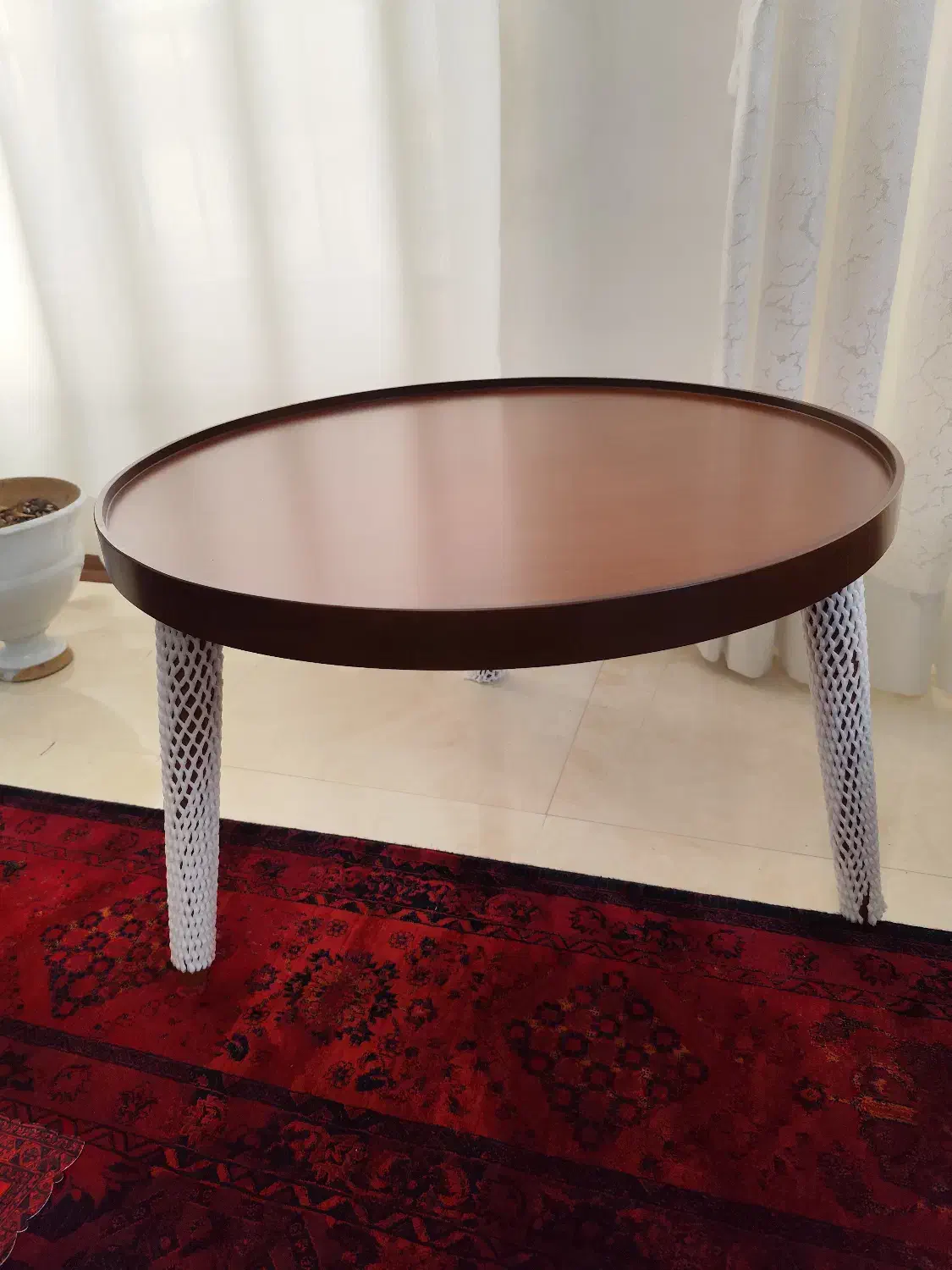 میز جلو مبلی گرد|مبلمان خانگی و میز عسلی|آمل, |دیوار