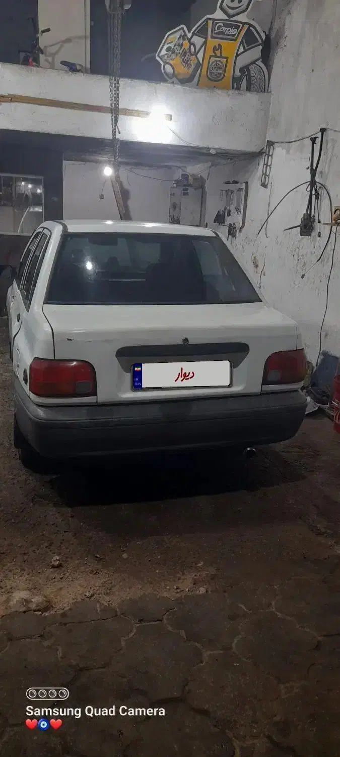 پراید مدل ۷۷ سفید|خودرو سواری و وانت|کوچصفهان, |دیوار