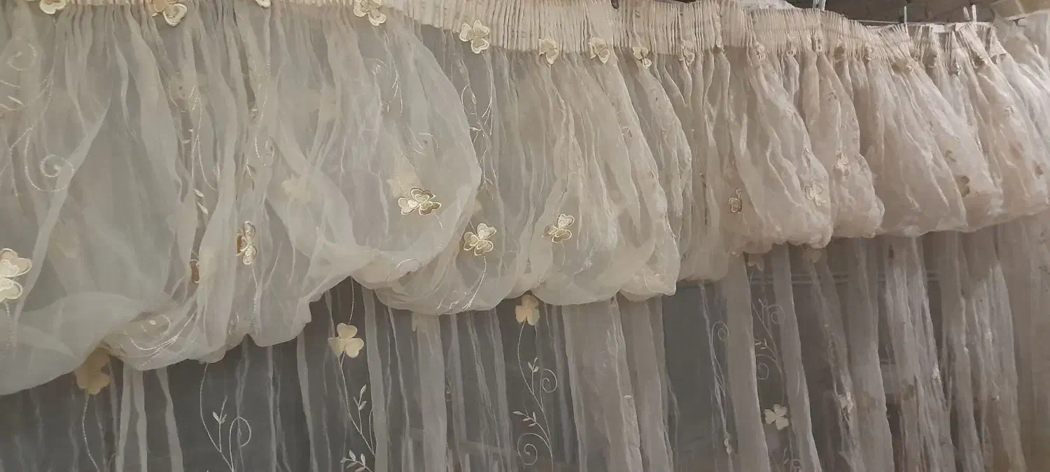 پرده تور مناسب پنجره|پرده، رانر، رومیزی|قم, سراجه (۱۵ خرداد)|دیوار