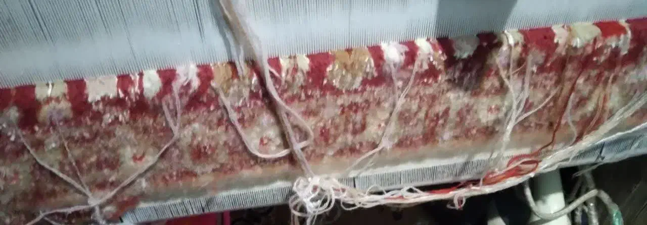 قالیچه نیمه کاره نقشه هریس|فرش|مرند, |دیوار