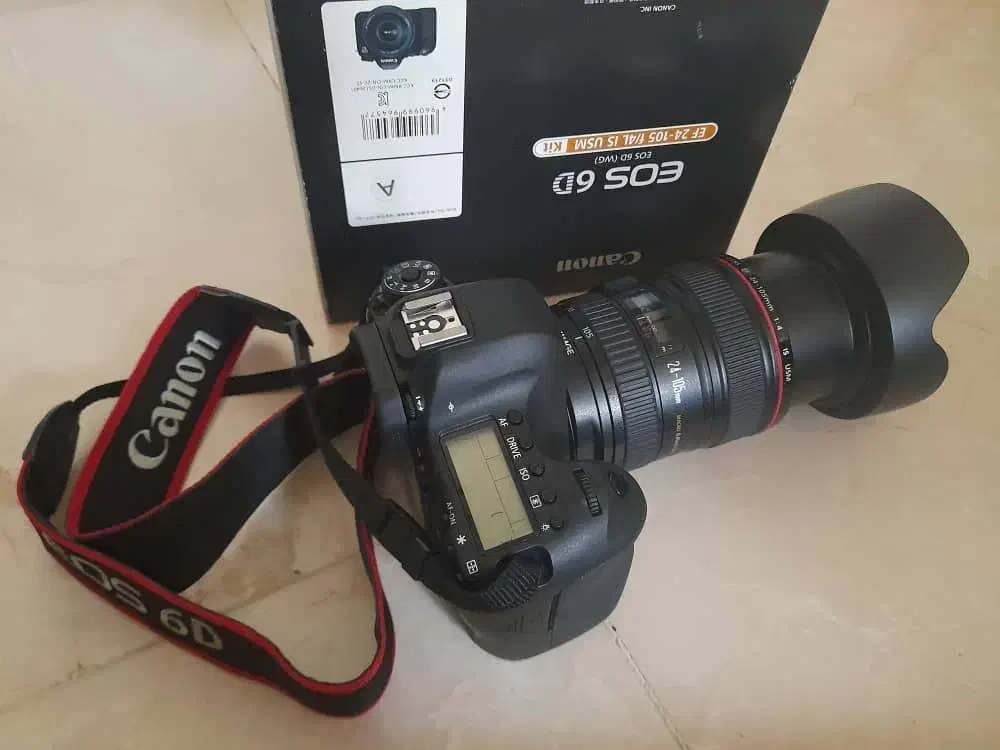 دوربین Canon 6D ،آکبند، لنز 105 24 ، ژاپنی|دوربین عکاسی و فیلم‌برداری|تهران, شهرک غرب|دیوار