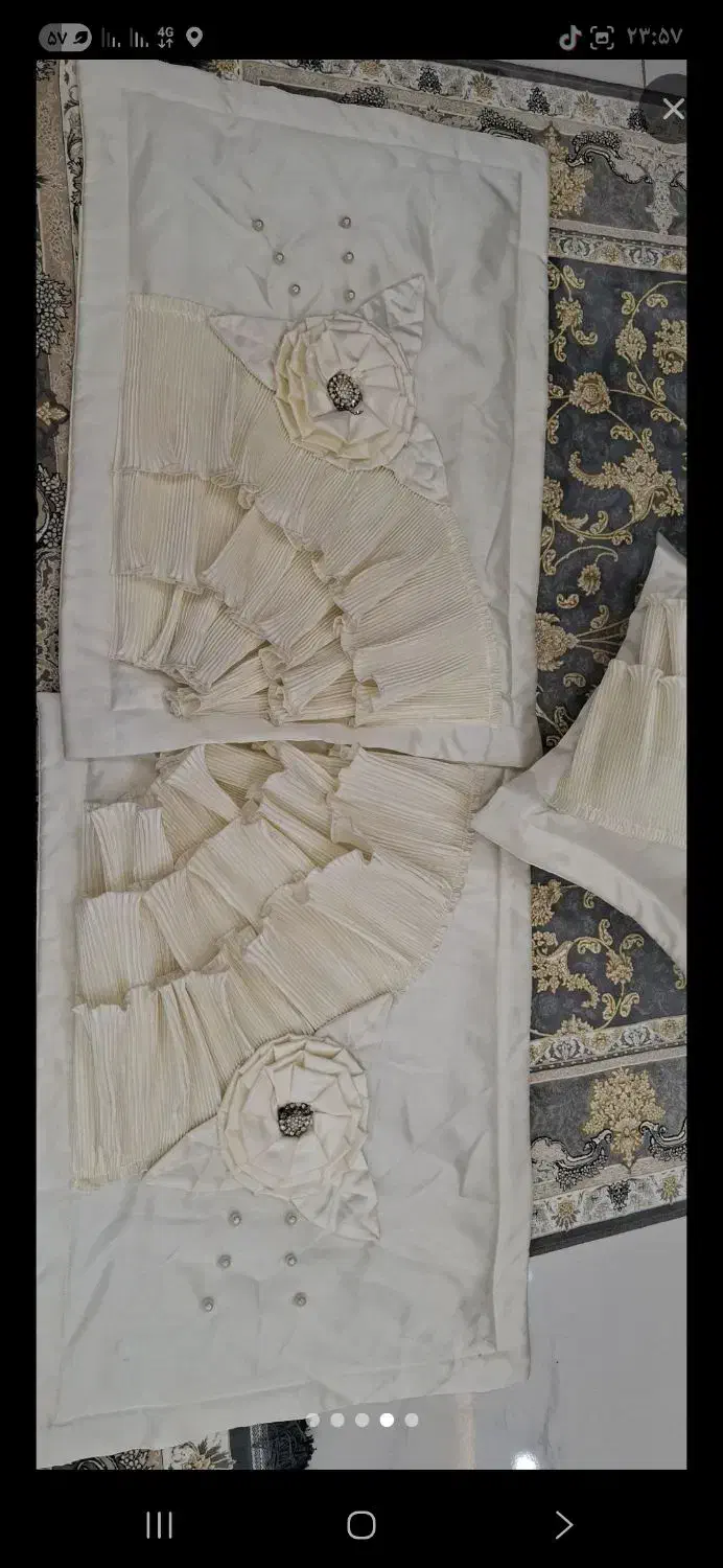 فروش رو تختی مروارید کار شده|سرویس روتختی|ملایر, |دیوار