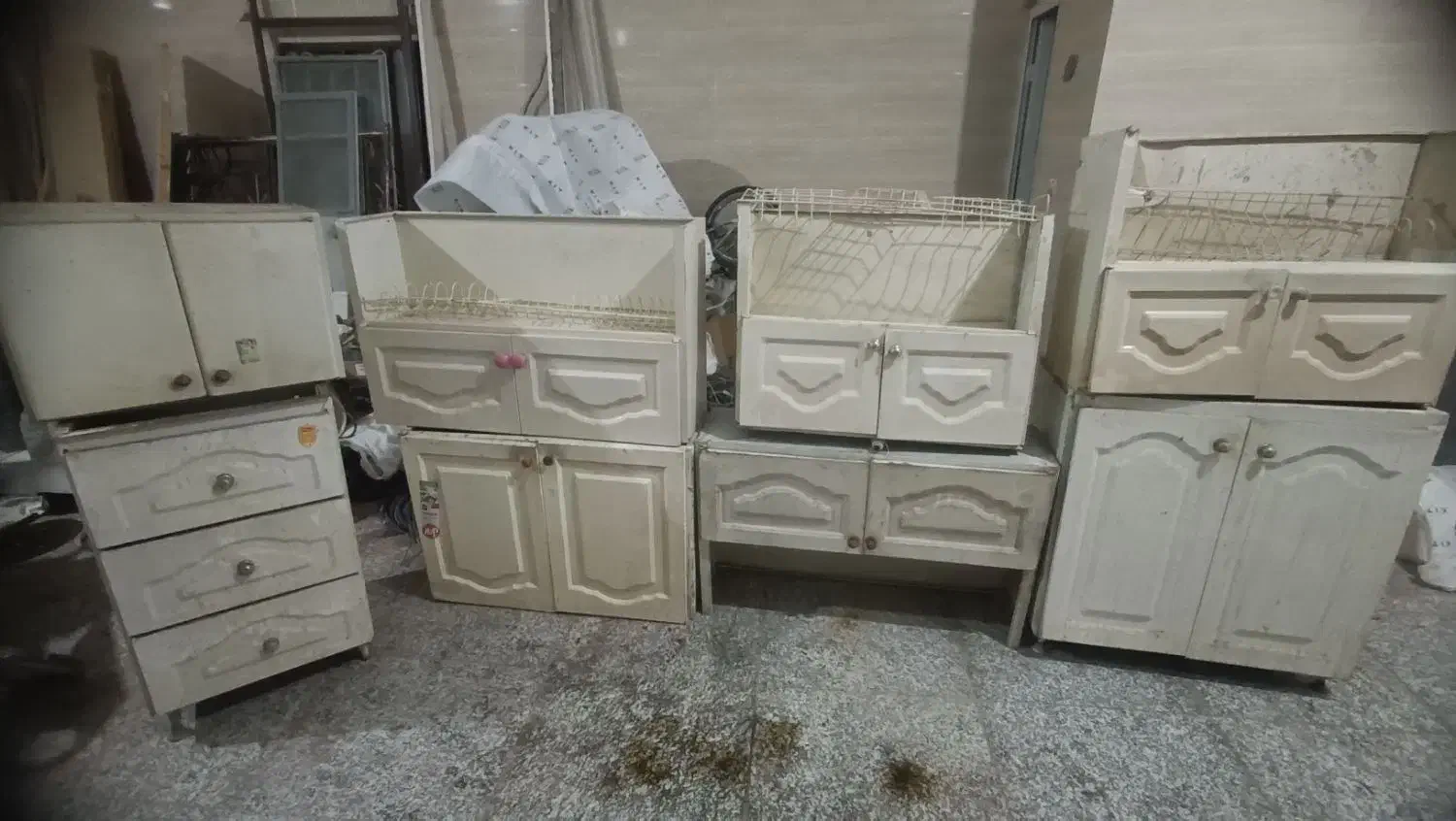 کابینت فلزی|آب‌چکان و نظم‌دهنده ظروف|نسیم‌شهر, |دیوار