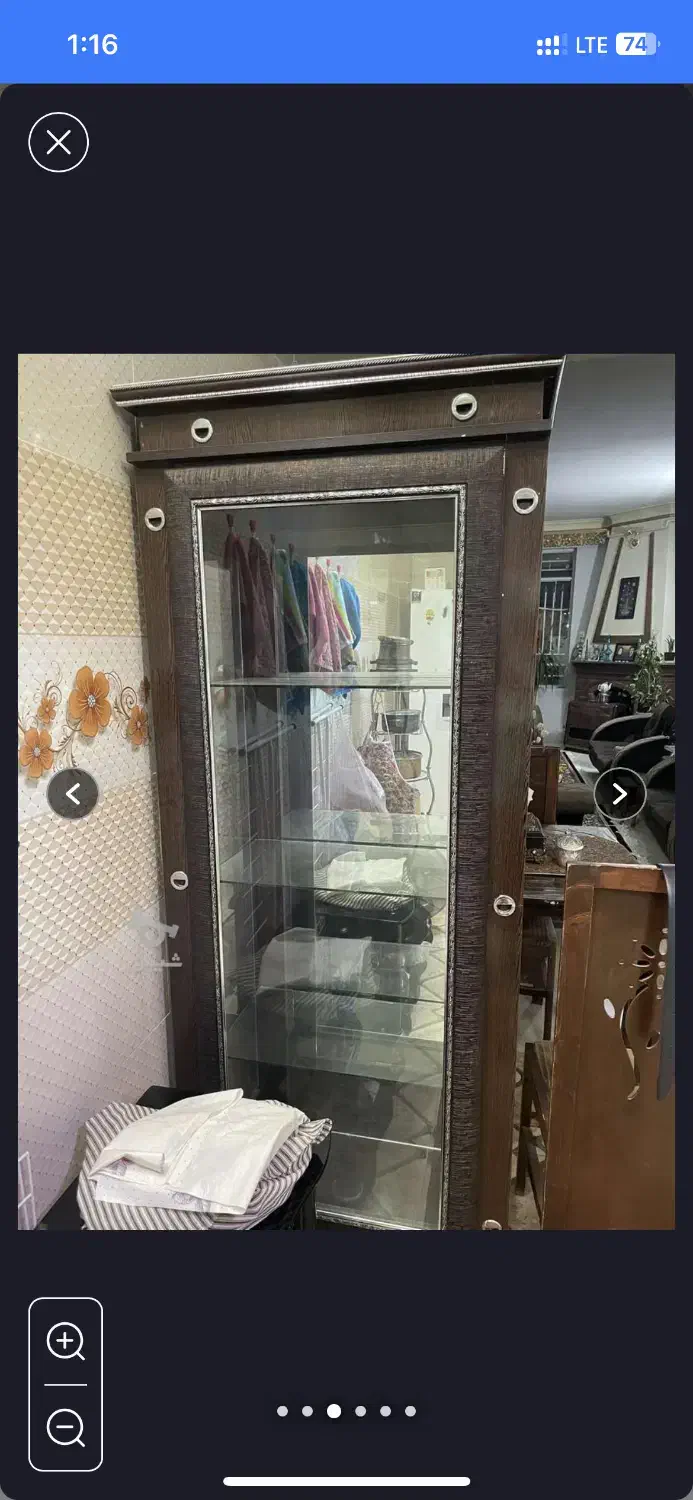 بوفه تنها بدون وسایل داخلش|بوفه، ویترین، کنسول|کاشمر, |دیوار