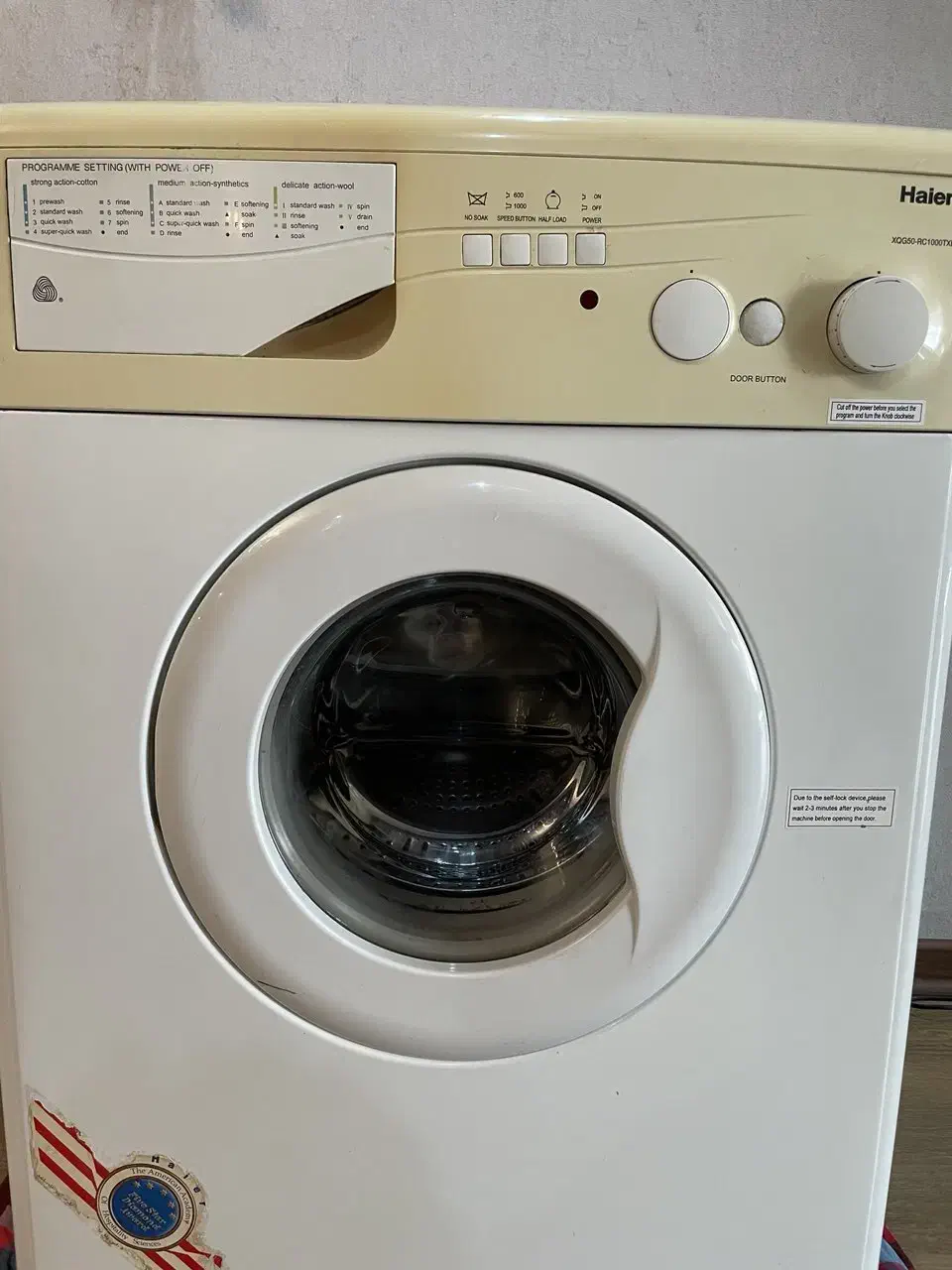 لباسشویی پنج کیلویی حایر|ماشین لباسشویی و خشککن لباس|تبریز, |دیوار