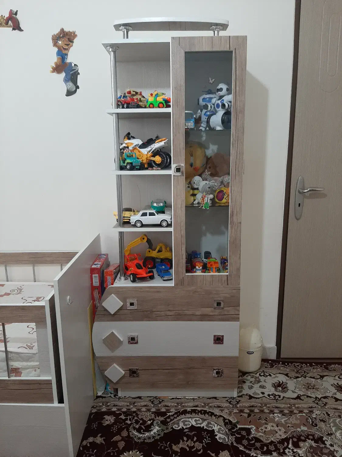 فروش فوری سرویس خواب کودک|تخت و سرویس خواب|قروه, |دیوار