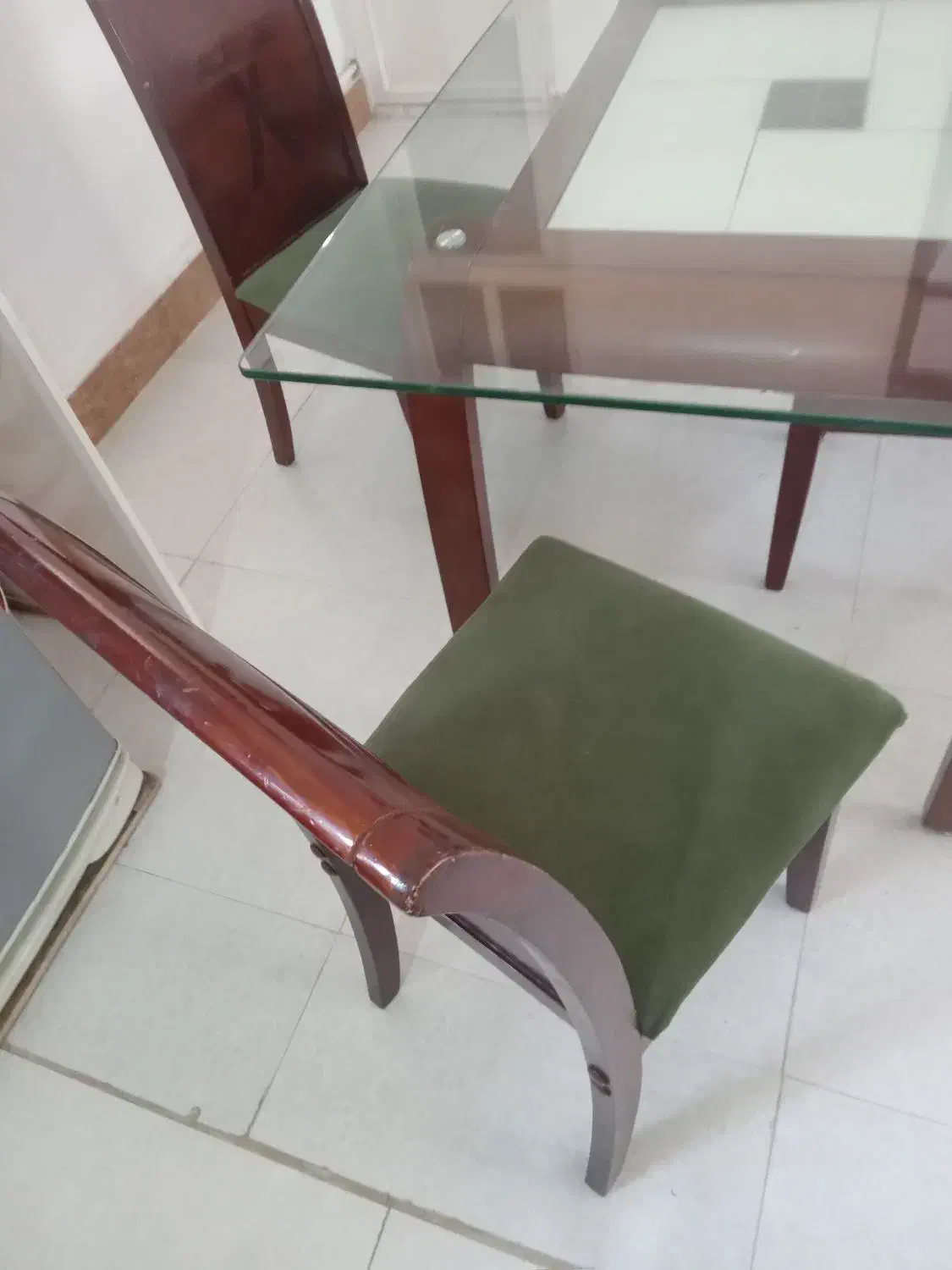 نهار خوری چهارنفره|میز و صندلی غذاخوری|عنبران, |دیوار