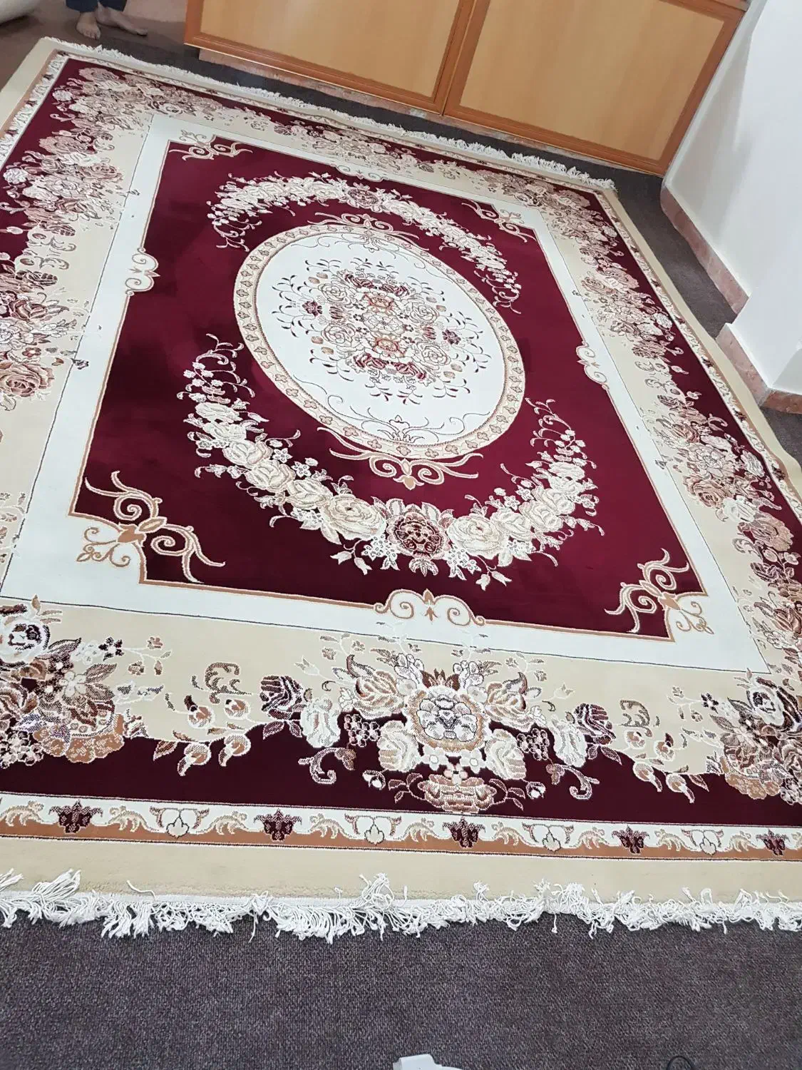 فرش ماشینی ۱۲متری کاشان ۱۲۰۰ شانه|فرش|تهران, خلیج فارس|دیوار