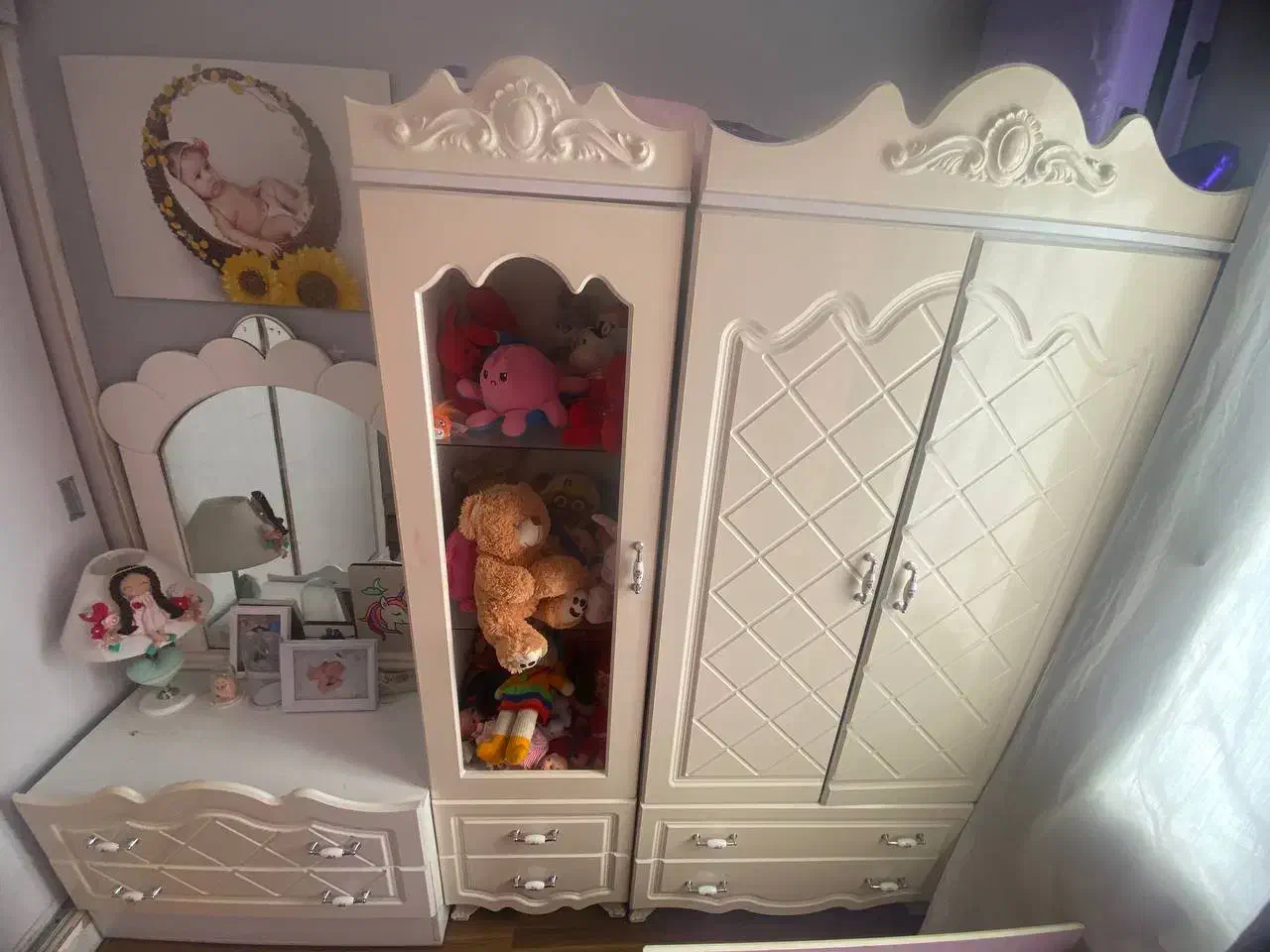 تخت نوجوان کامل با خوشخواب|تخت و سرویس خواب|تهران, نیروی هوایی (پیروزی)|دیوار