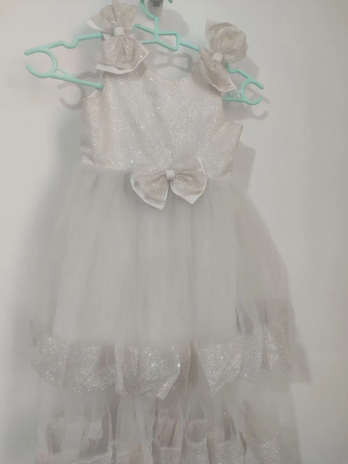 تور مجلسی دخترونه مناسب ۴ساله کفش مجلسی هم داره|کفش و لباس بچه|شیراز, شیخ علی چوپان|دیوار