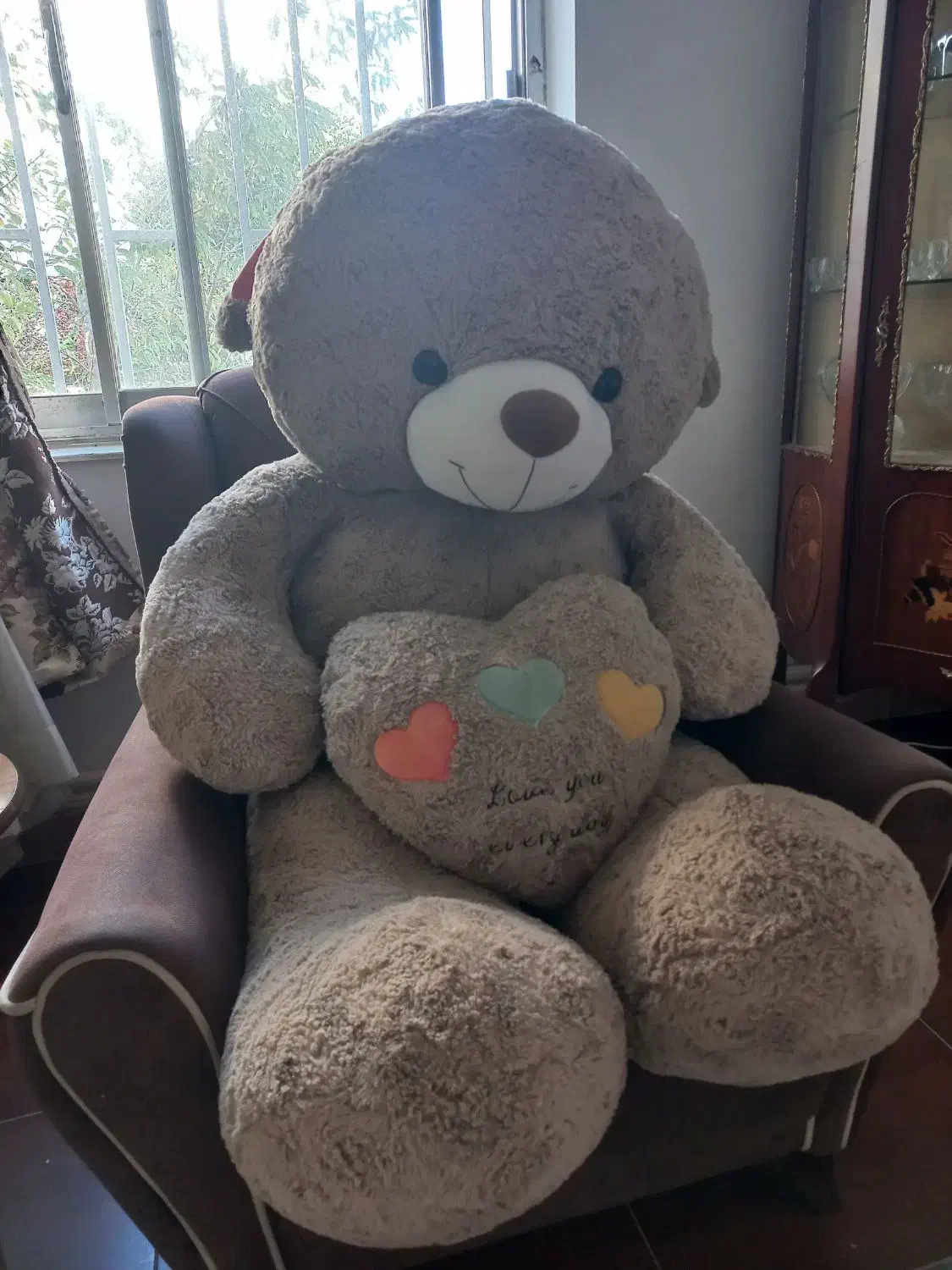 عروسک خرس بزرگ قلب دار|اسباب‌‌بازی|نوشهر, |دیوار