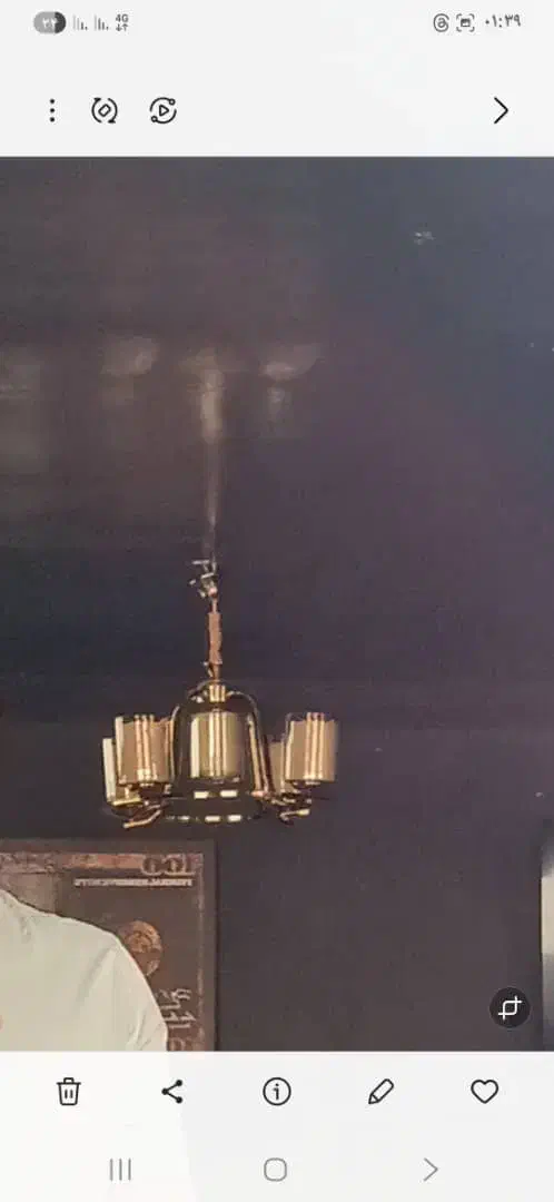 شلف دیواری و لوستر|کتابخانه، شلف، قفسههای دیواری|بندر امام خمینی, |دیوار