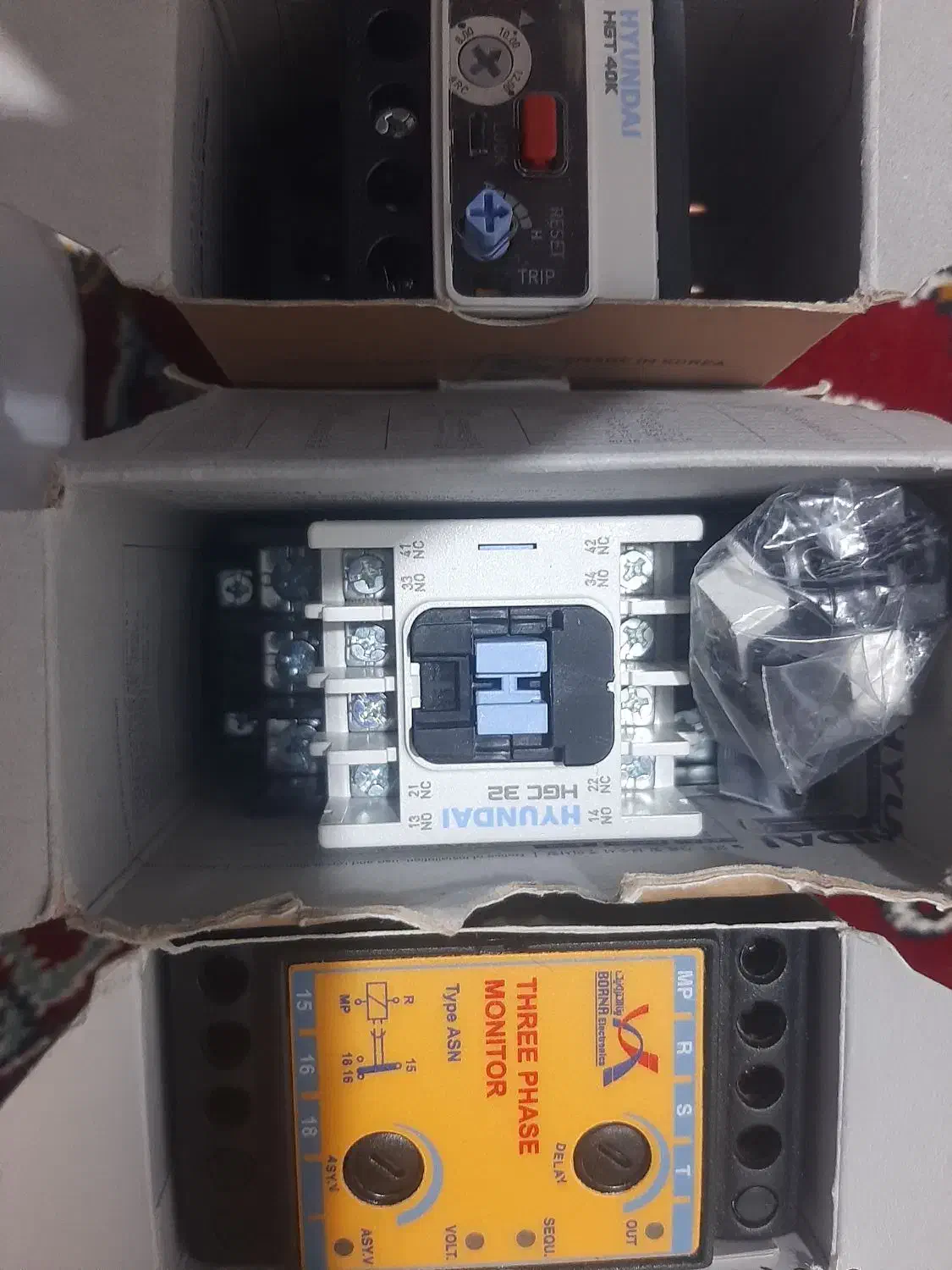 فروش کنتاکتور،بیمتال،کنترل فاز|ماشین‌آلات صنعتی|کازرون, |دیوار