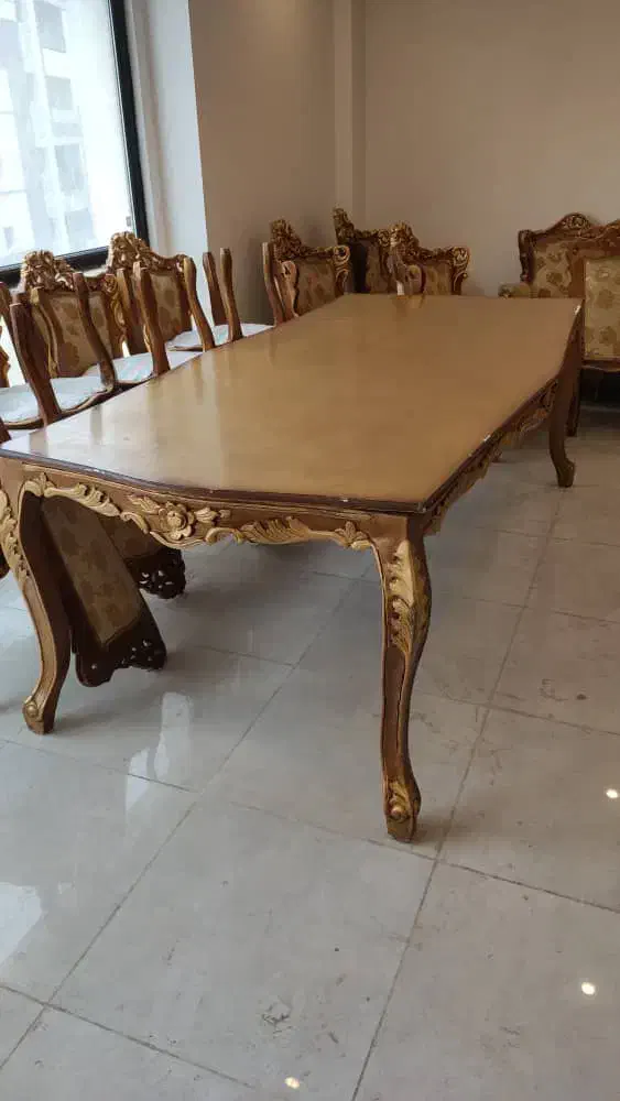 میز نهارخوری ۱۰ نفره کلاسیک|میز و صندلی غذاخوری|شیراز, معالیآباد|دیوار